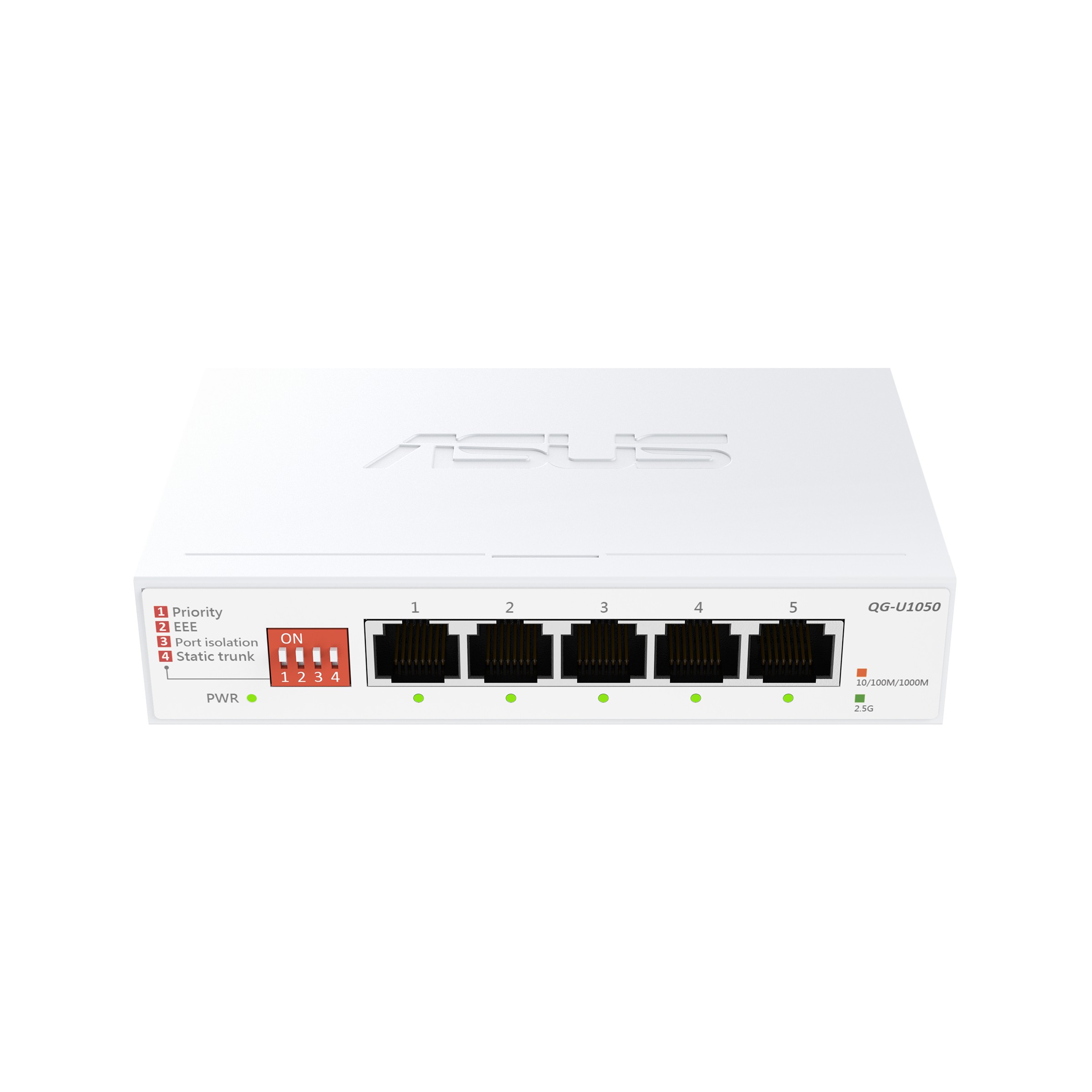 ASUS QG-U1050 Non-géré 2.5G Ethernet (100/1000/2500) Blanc - ASUS