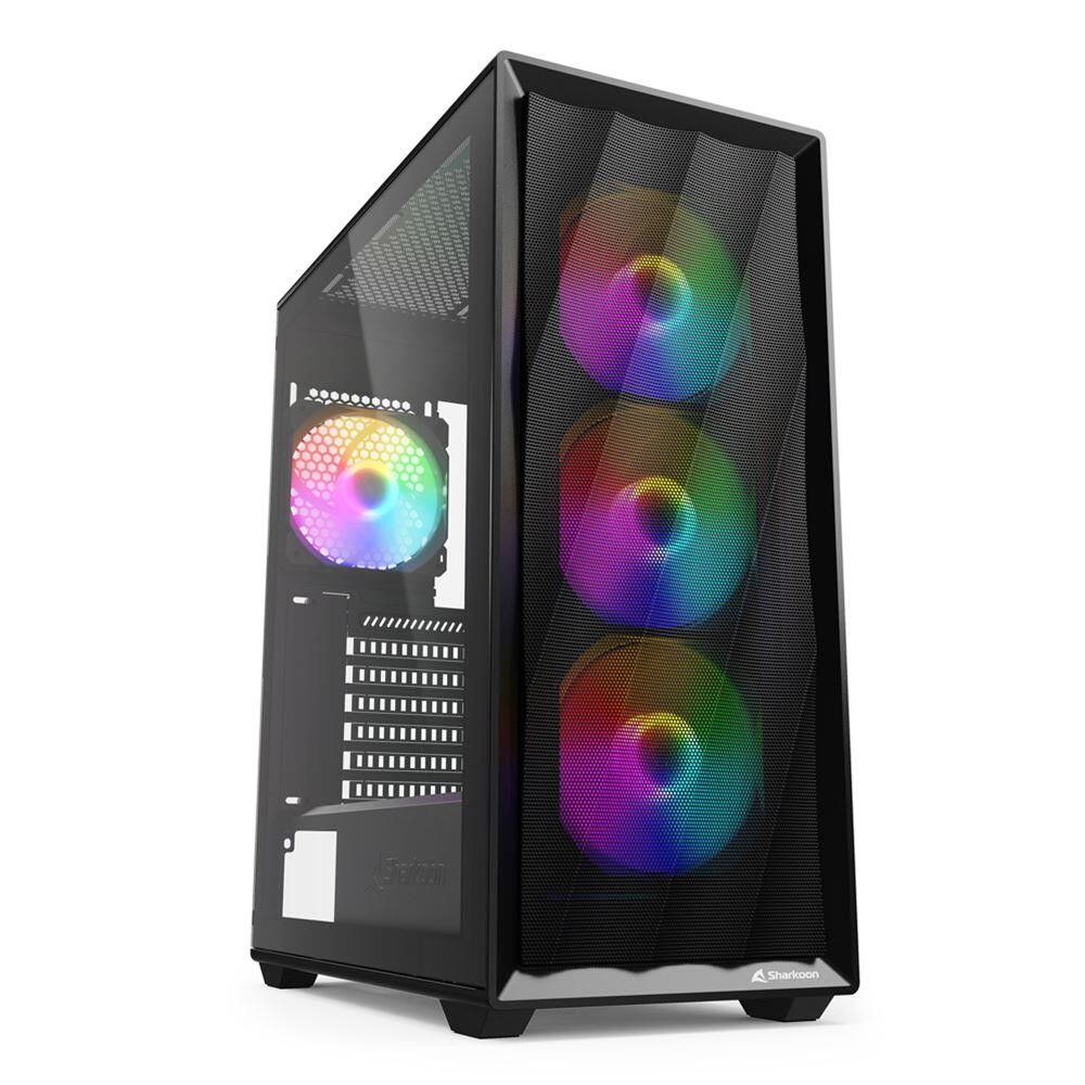 Sharkoon PC-box VK4 Rainbow ATX Midi-Tower black