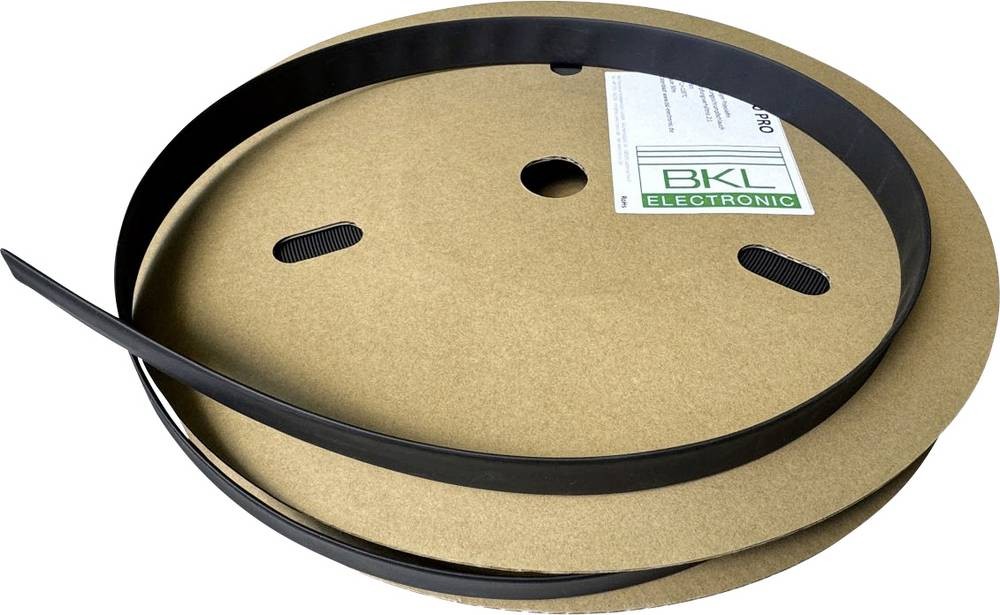 BKL Electronic 074119 Schrumpfschlauch nero 9.5mm 4.7mm Schrumpfrate: