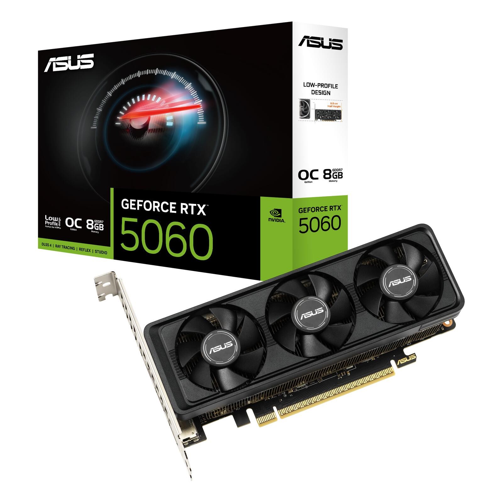 ASUS RTX5060-O8G-LP-BRK NVIDIA GeForce RTX 5060 8 GB GDDR7 - ASUS