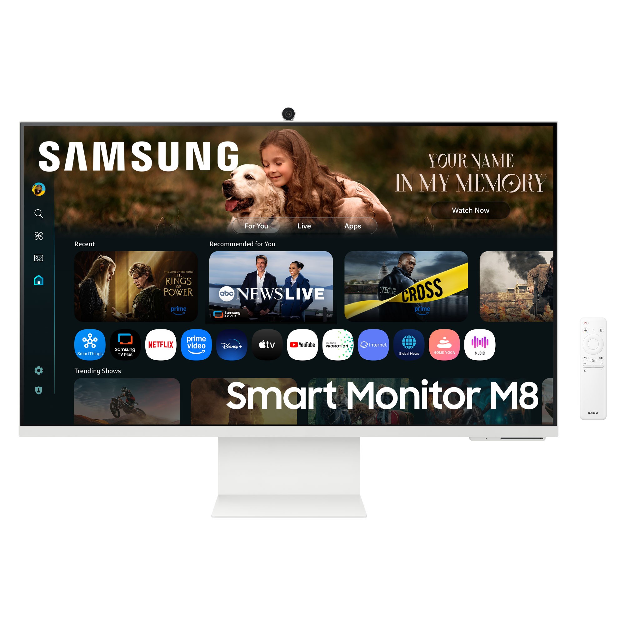 Samsung Vision AI M8 S32FM801UU 4K UHD Smart Monitor 81,3 cm (32")