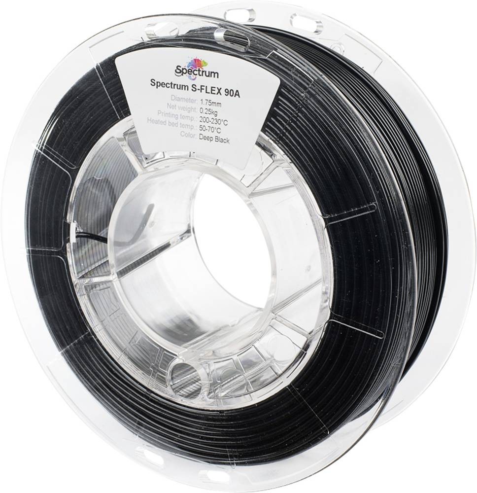 Spectrum Filaments S-Flex 90A 1.75mm Black 250 g - Spectrum Filaments