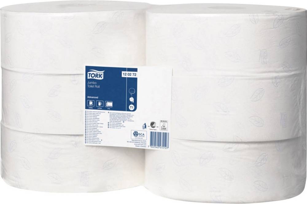 TORK Toilettenpapier Jumbo 120272 white Anzahl der Lagen: 2 ply