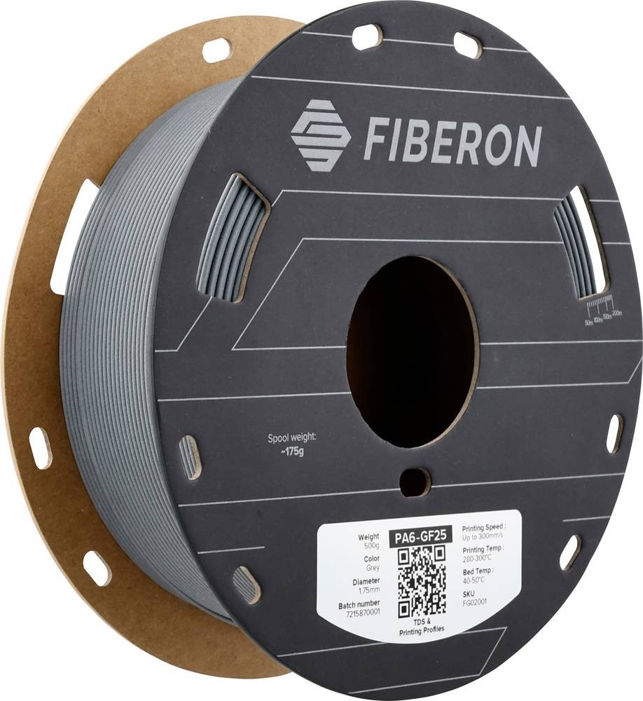 Polymaker FG02001 Fiberon PA6-GF25 Filament PA6-GF Glasfaserverstä