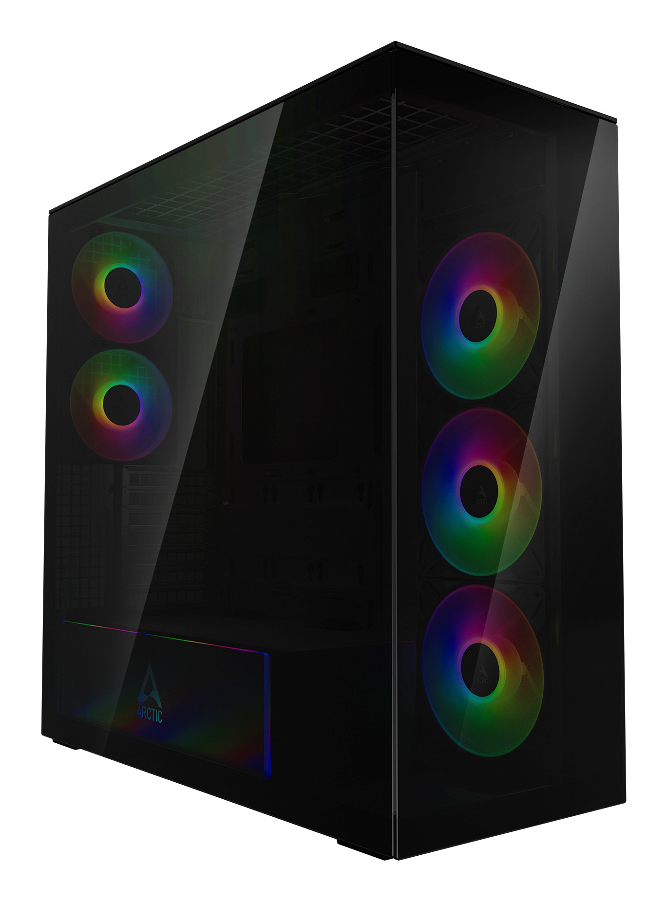 ARCTIC Xtender Black (Tinted Glass) Midi Tower Negro - ARCTIC Xtender