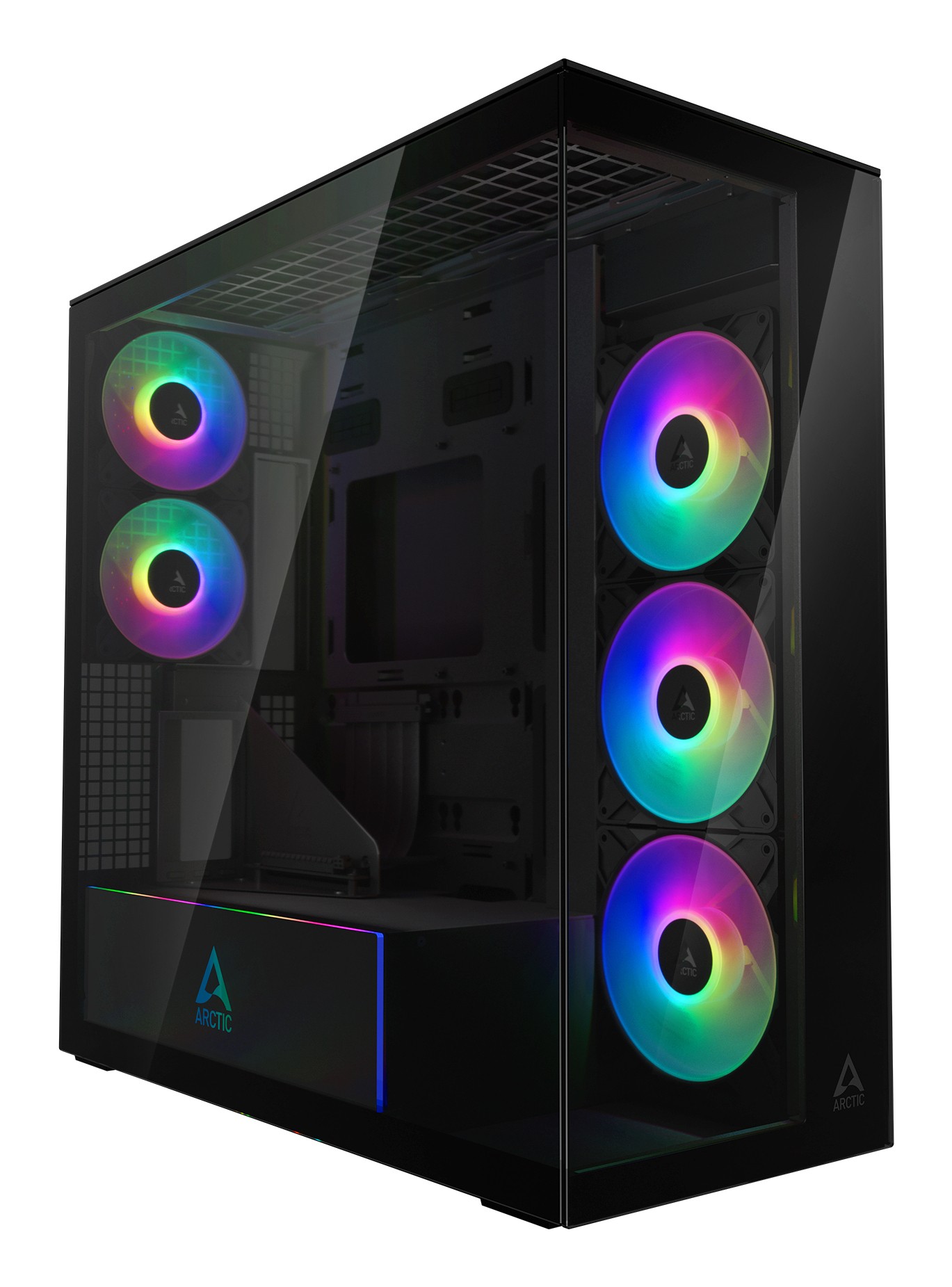 ARCTIC Xtender VG Black (Mirror Glass) Midi Tower Nero - ARCTIC