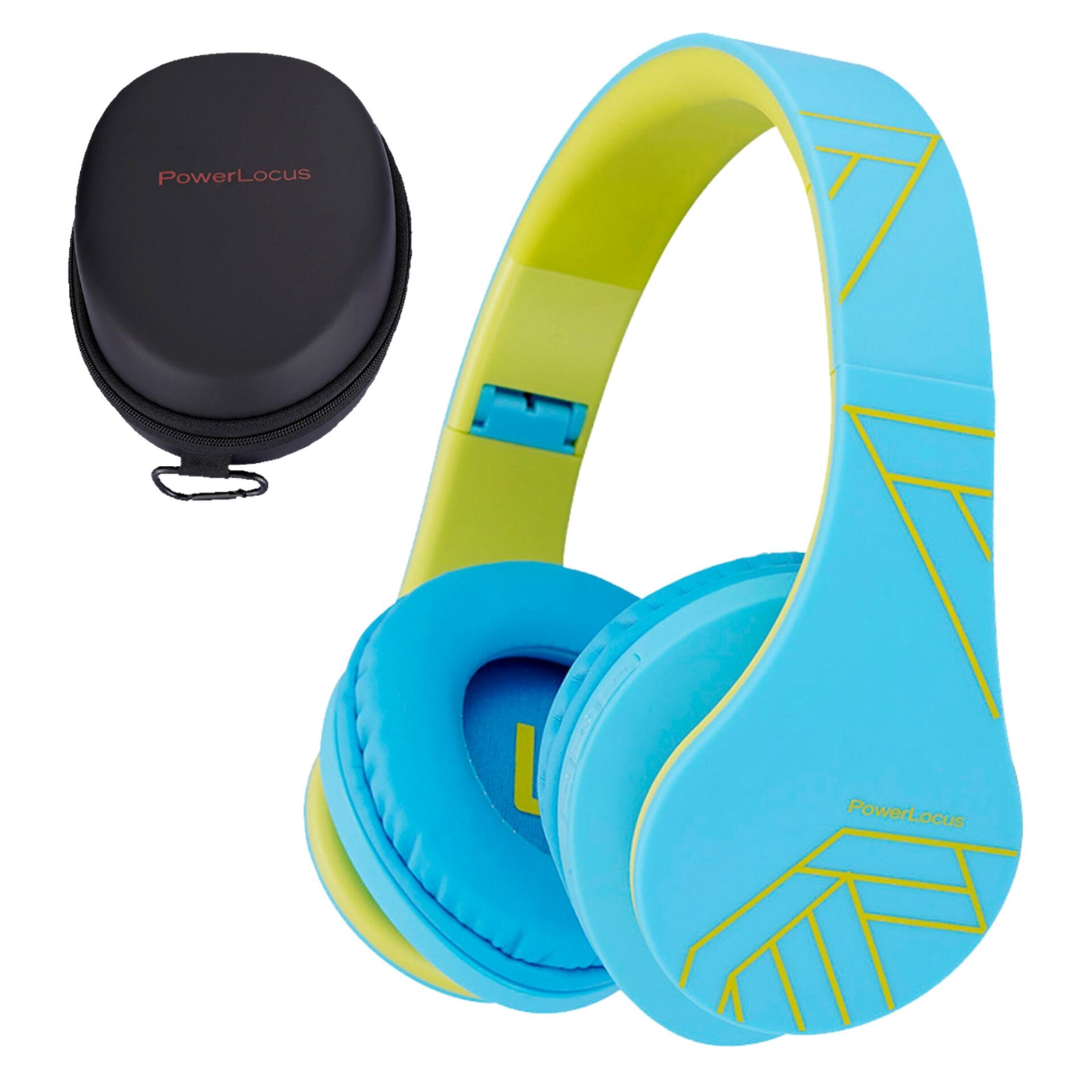 PowerLocus P2 Kids Kinder- headset blue/grün
