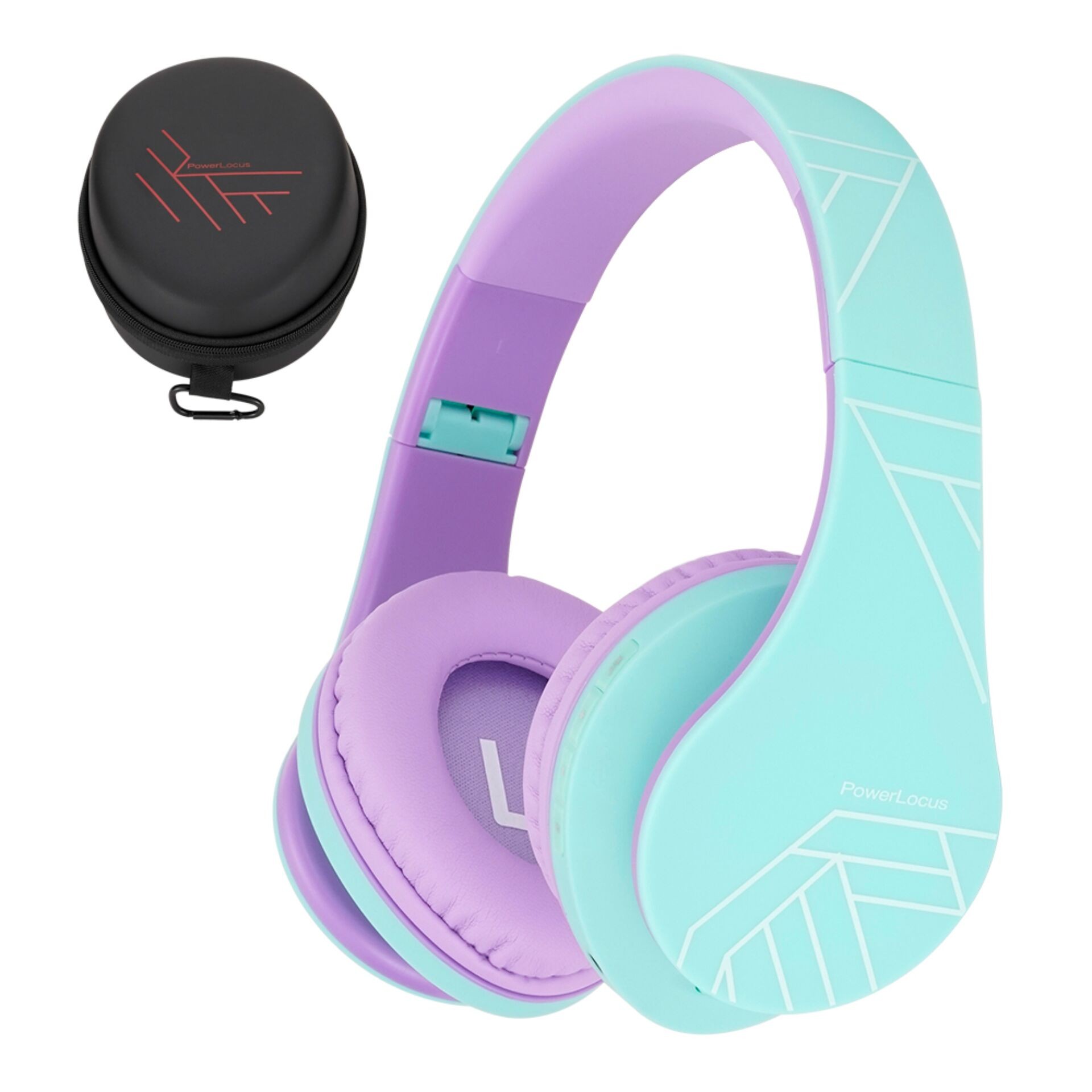 PowerLocus P2 Kids Kinder- headset turquoise/purple