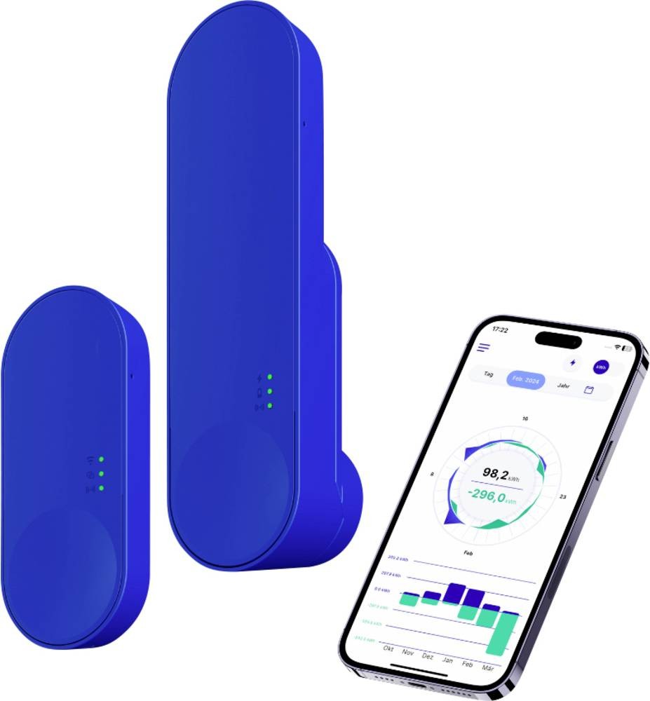 IOmeter KIT1.1 Energiekosten-Messgerät-Zubehör with App-Steuerung