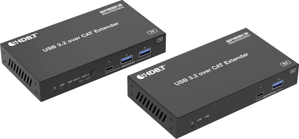 SpeaKa Professional SP-USBE-830 7+2 Port KVM-Extender over PC