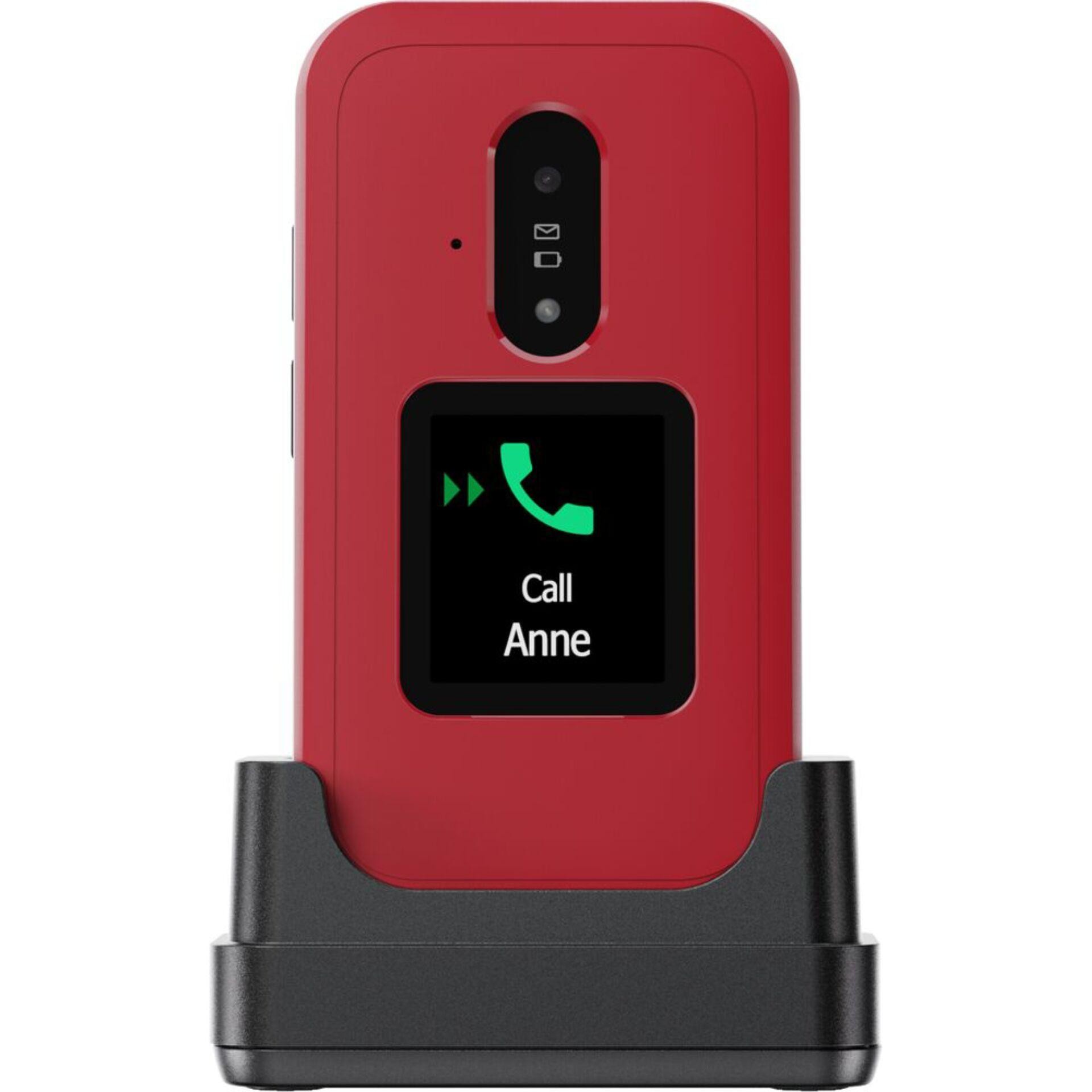 Doro Leva E30 7.11 cm (2.8") 142.7 g Red, White Feature phone - Doro