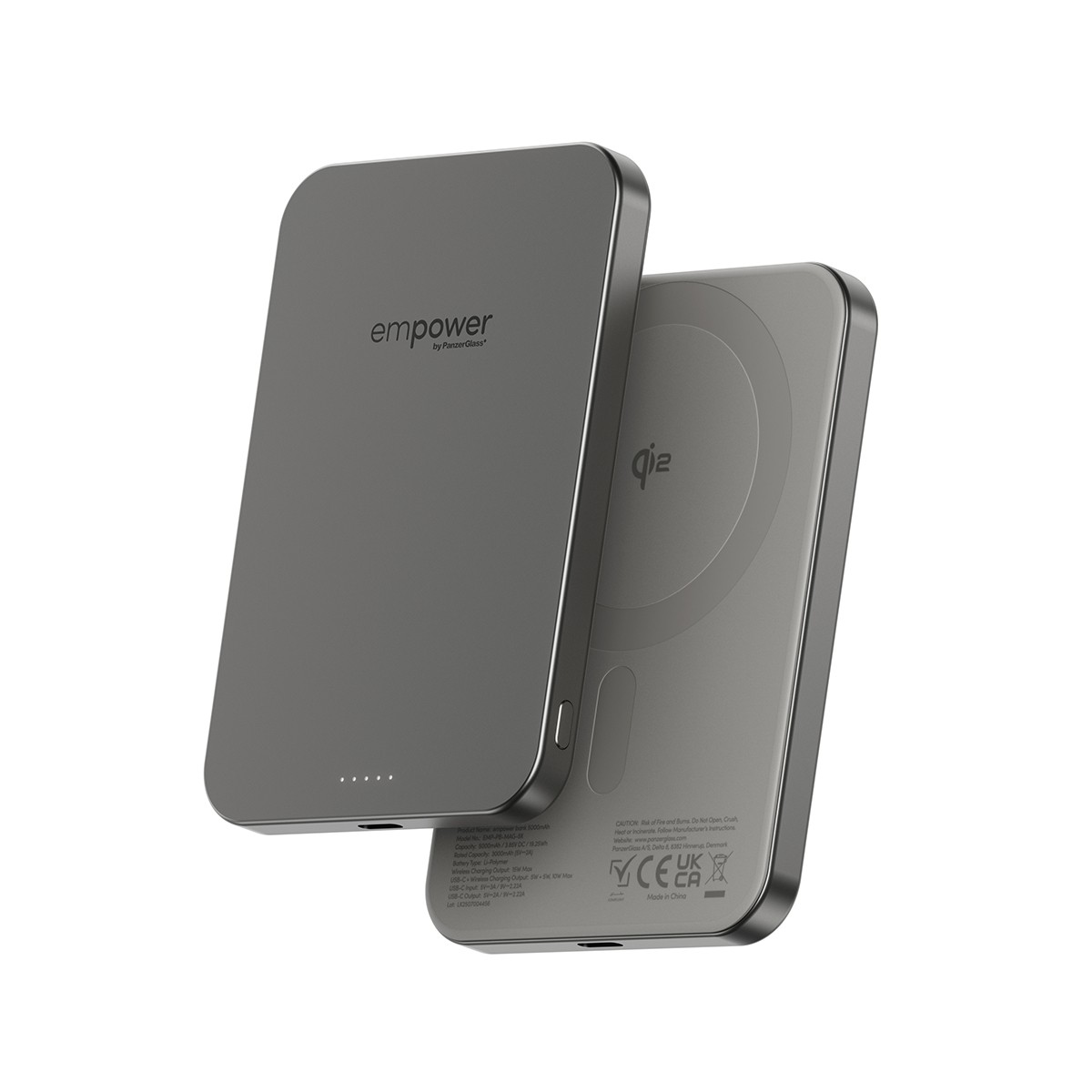 PanzerGlass empower by empower Bank | 5000mAh | Titanium -