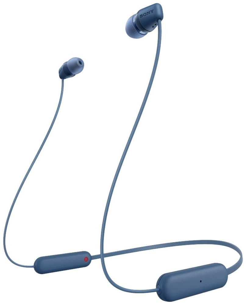 Sony WI-C100 Headset Wireless In-ear Calls/Music Bluetooth Blue -