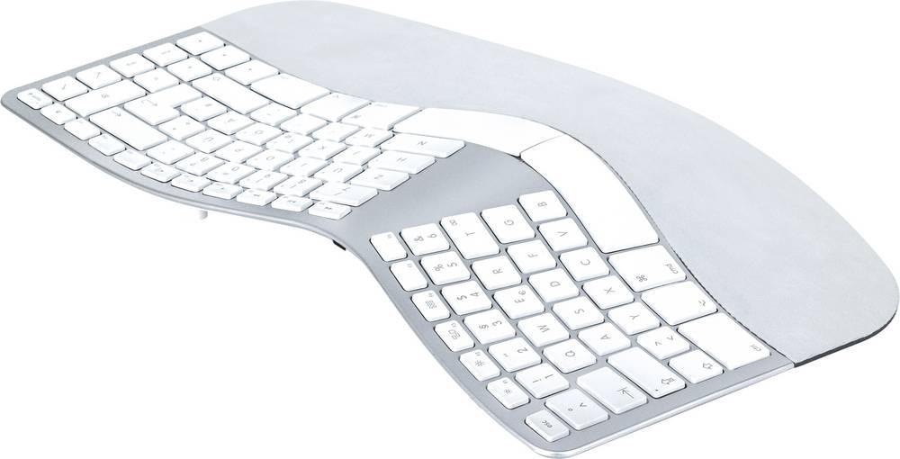 Matias FK413D-DE Sculpted Ergonomic Rechargeable Keyboard for Mac