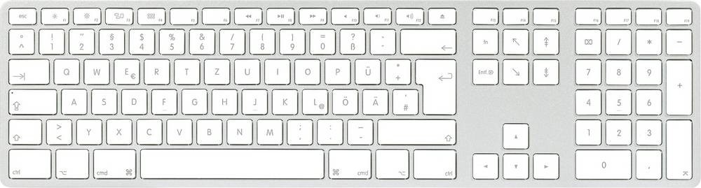Matias FK416DCS-DE Wireless USB-C Keyboard for Mac Kabellos