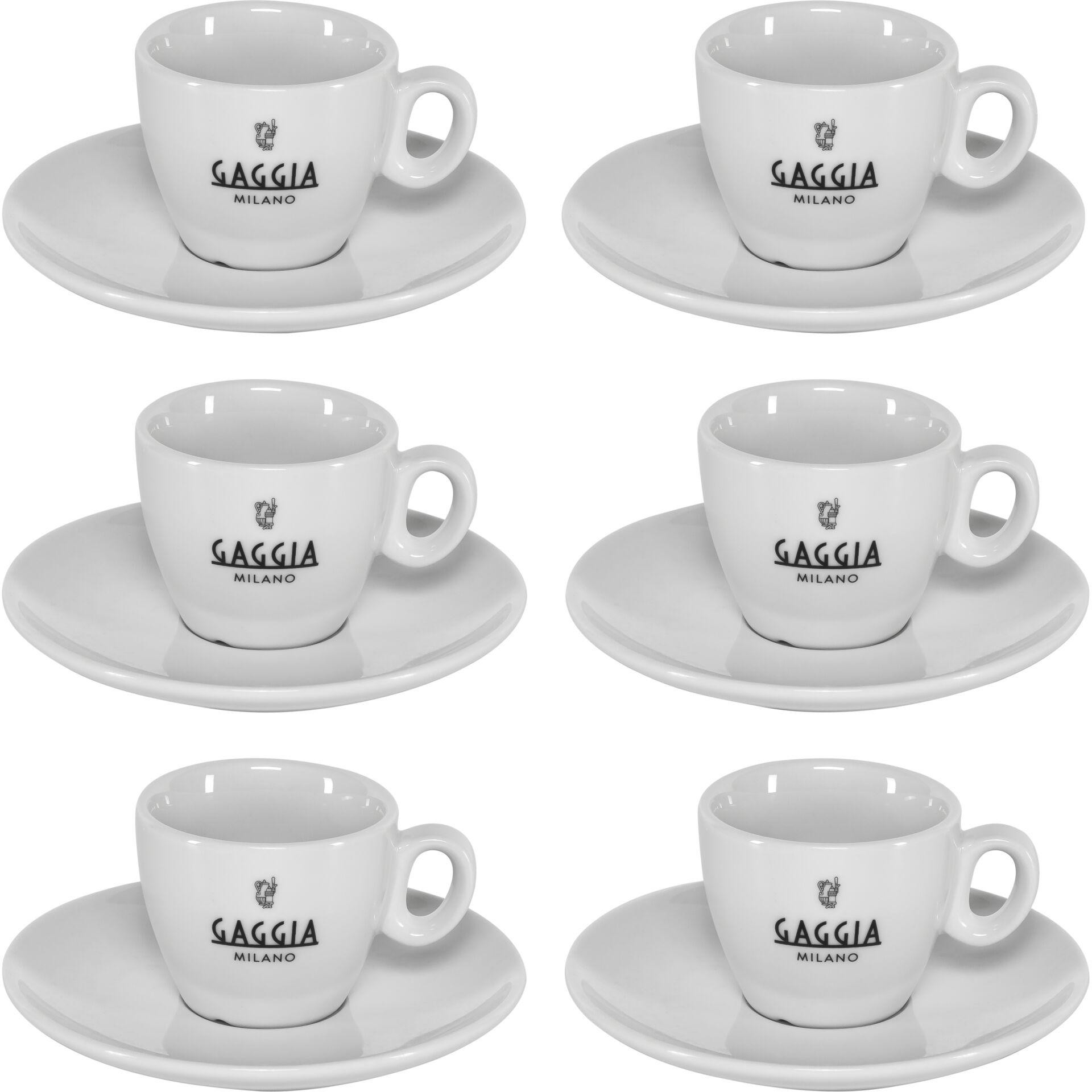 Gaggia Milano Espressotassen Set 6 pieza