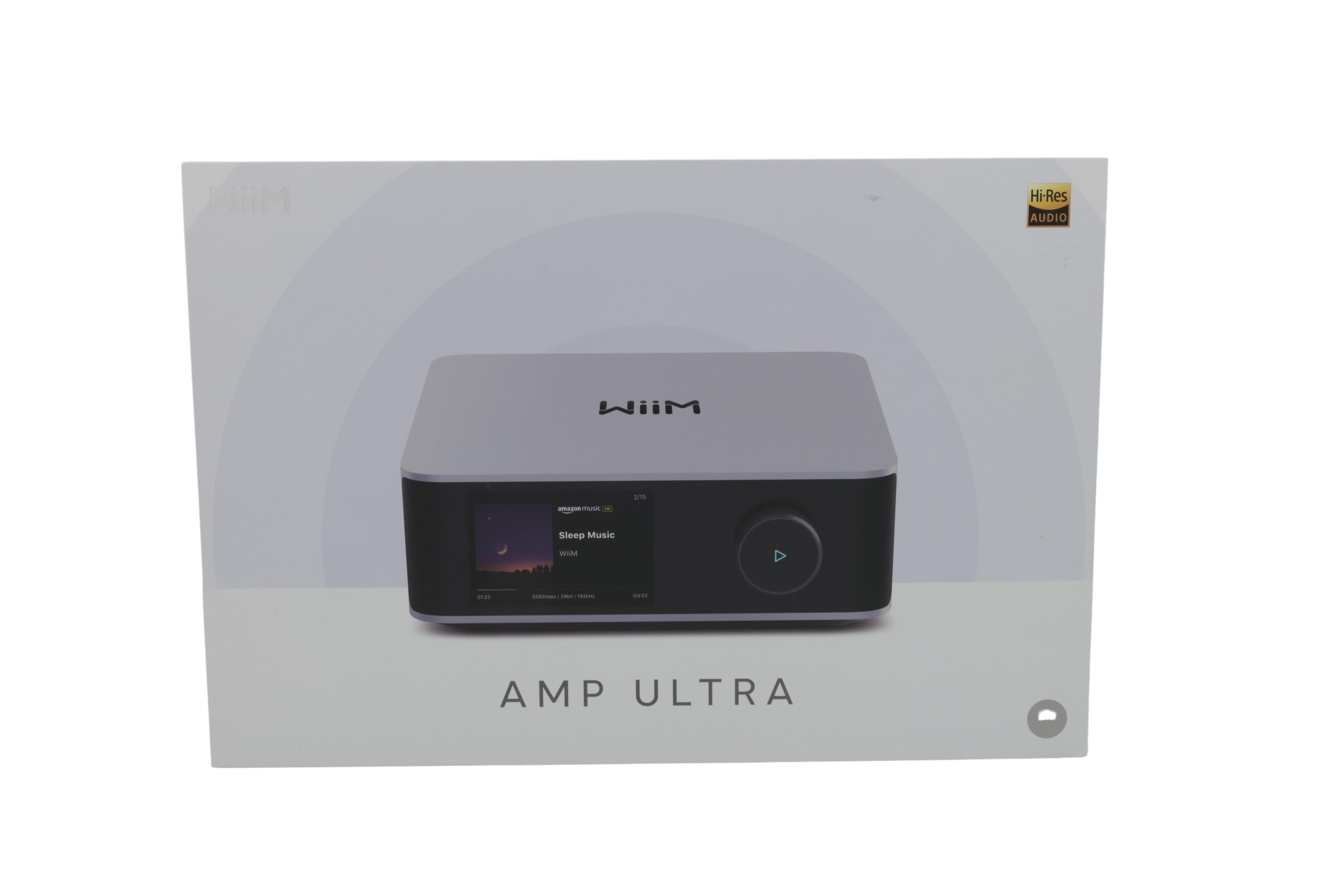 WiiM AMP ULTRA, Streaming-Verstrker, silber