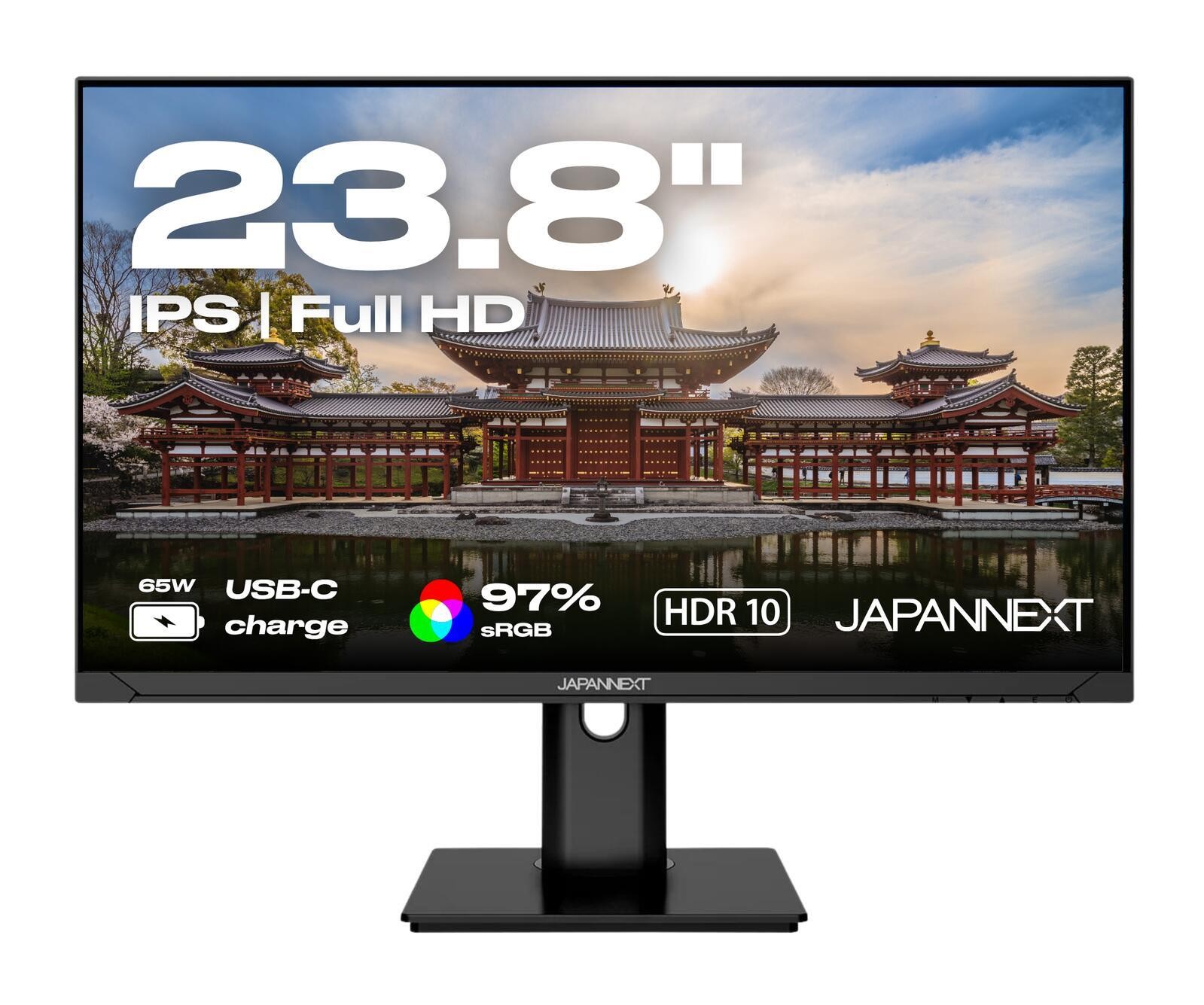 JAPANNEXT JN-IPS238FHDR-C65W-HSP computer monitor 60.5 cm (23.8")