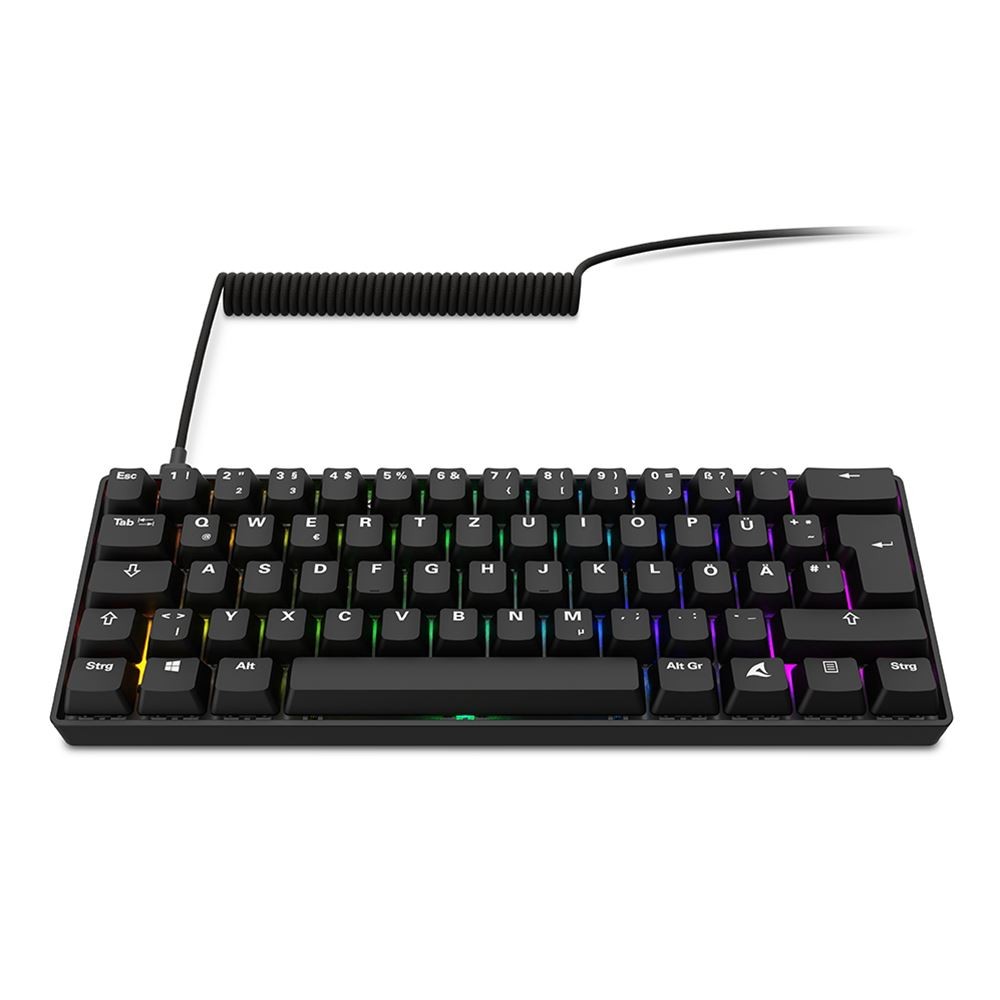 Sharkoon Gaming Tastatur Skiller SGK50S4 Gen2 PBT scw-gel DE