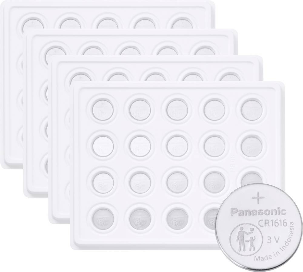 Panasonic button cell CR1616 3V 1200 St. 55 mAh Lithium CR1616