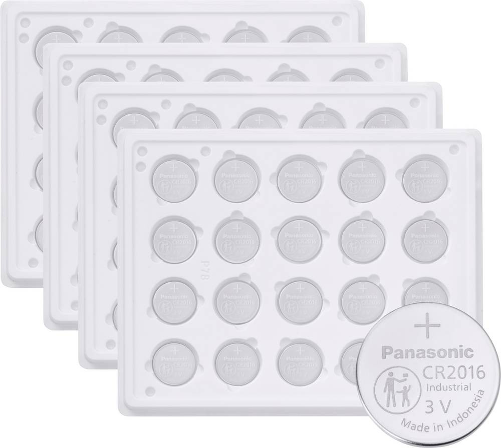 Panasonic Knopfzelle CR2016 3V 800 St. 90 mAh Lithium CR2016