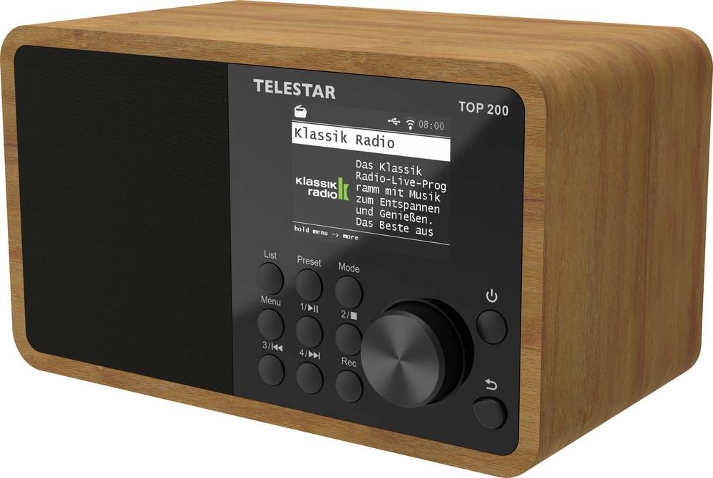 Telestar TOP 100 Portable Analogique et numérique Noir - Telestar