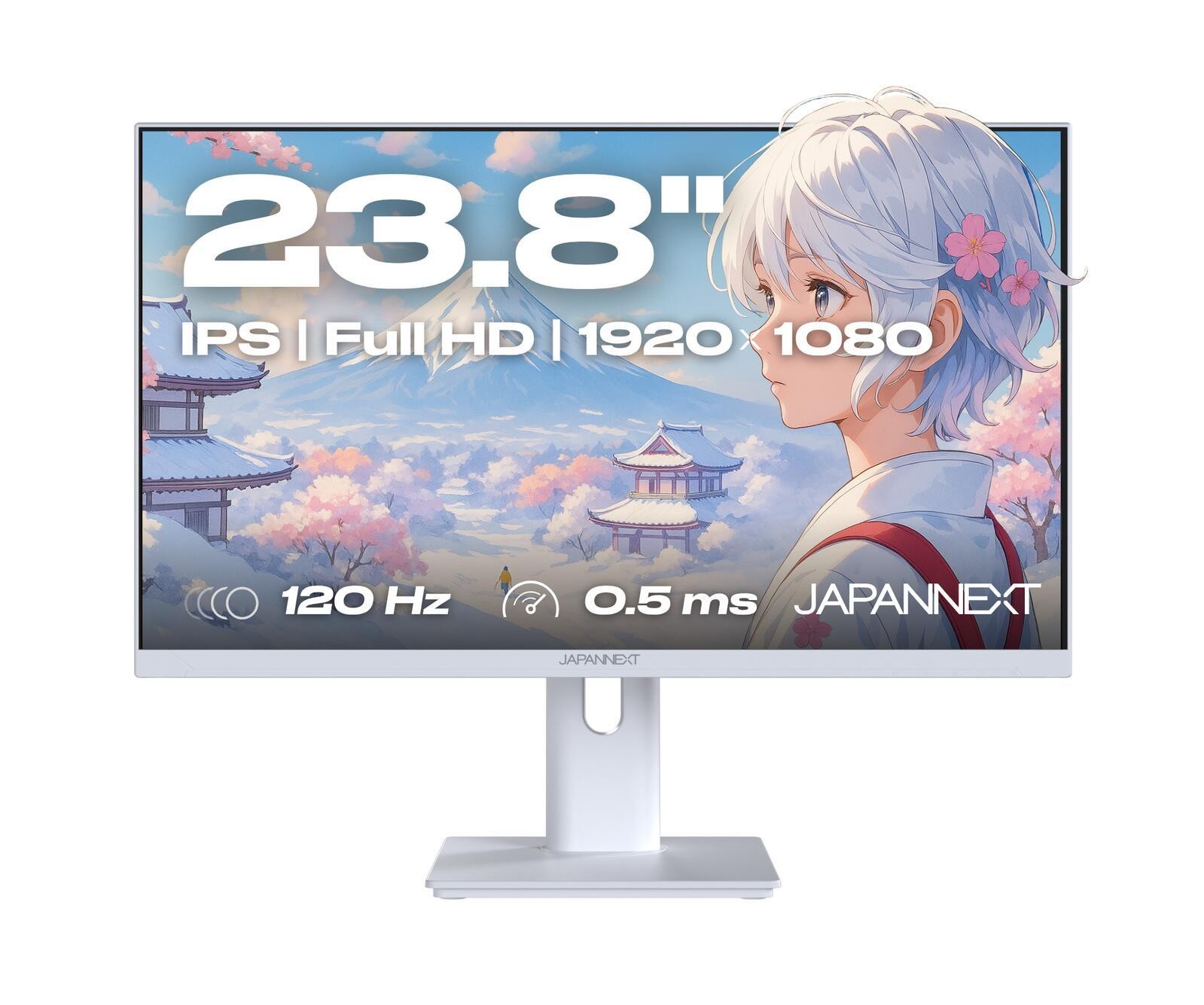 JAPANNEXT JN-I238FHD120F-HSP-W computer monitor 60.5 cm (23.8") 1920