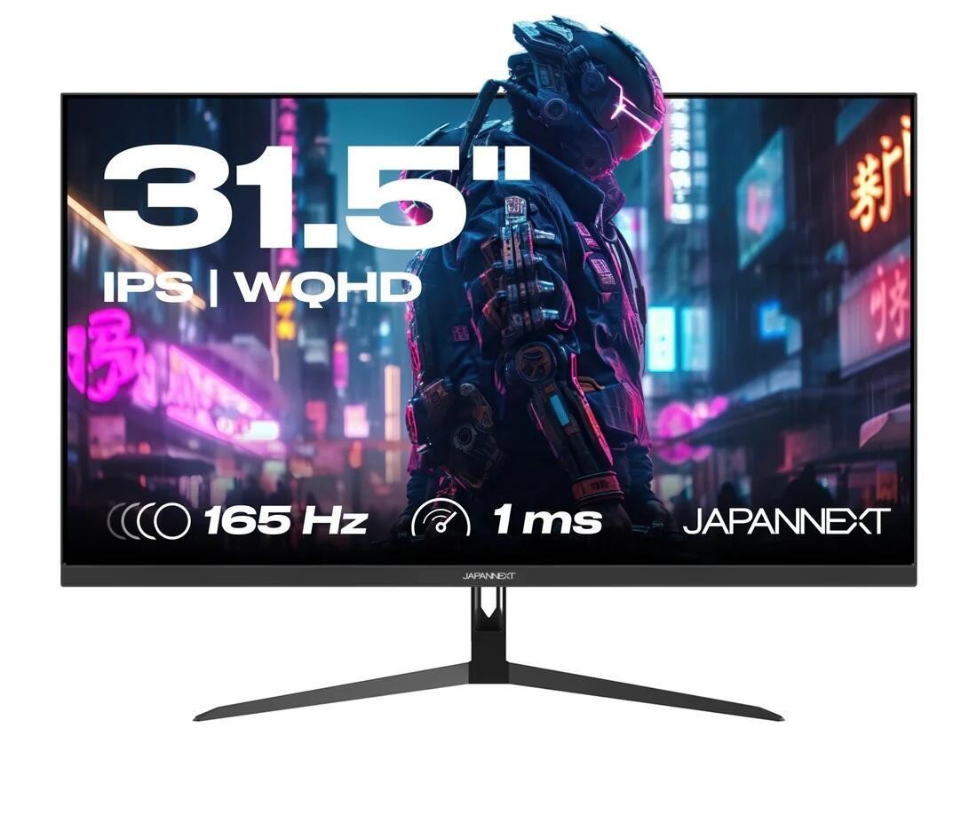 JAPANNEXT JN-IPS315WQHD165F écran plat de PC 80 cm (31.5") 2560 x