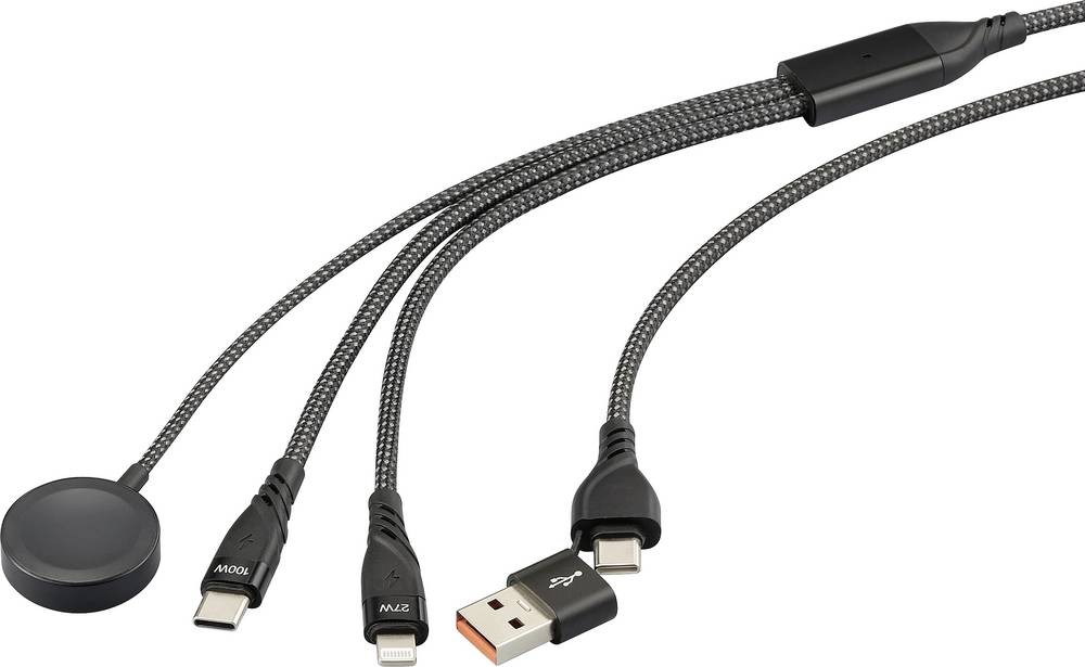 Renkforce USB-charging cable USB 2.0 USB-A Stecker, USB-C Stecker,