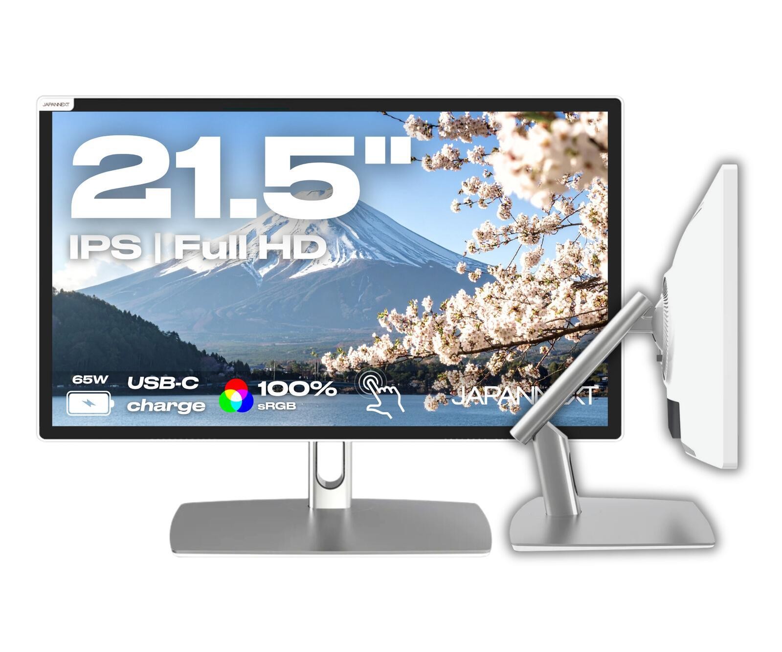 JAPANNEXT JN-IPS2152FHDR-C65W-FLD-T computer monitor 54.6 cm (21.5")