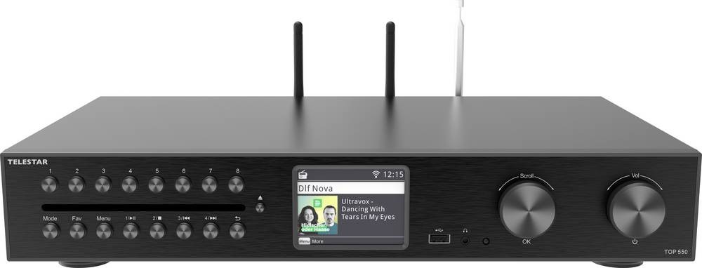 Telestar 5700550 radio Internet Digital Black, Metallic - Telestar