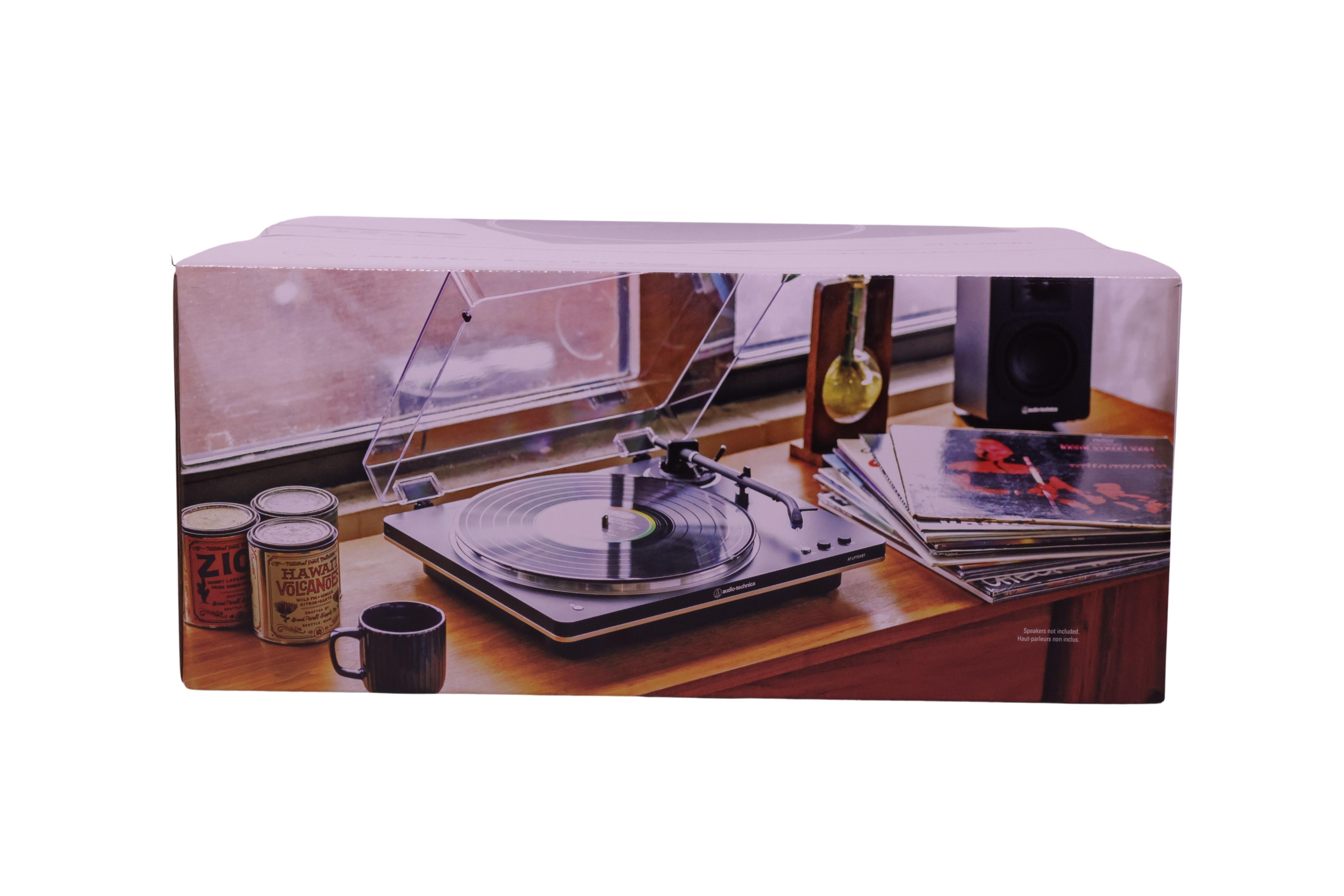 Audio-Technica AT-LP70XBT Belt-drive audio turntable Black, Silver