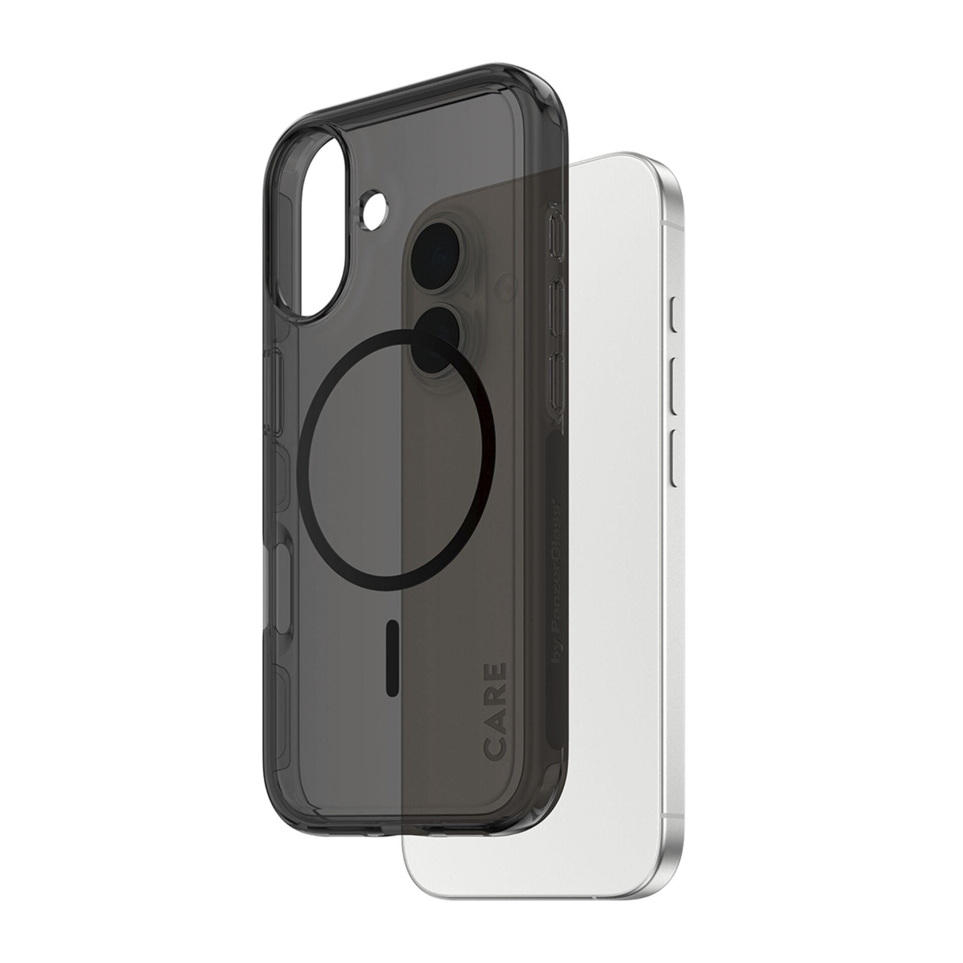 PanzerGlass CARE by Smokey Case w. Black MagSafe iPhone 17