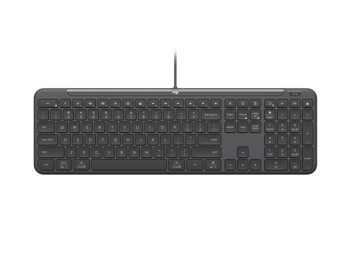 Logitech Wired K620 Business, QWERTZ-Layout, graphit