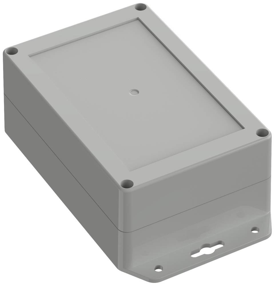 TRU COMPONENTS TC-10860792 Flansch-box 150 x 100 x 60 ABS light grey