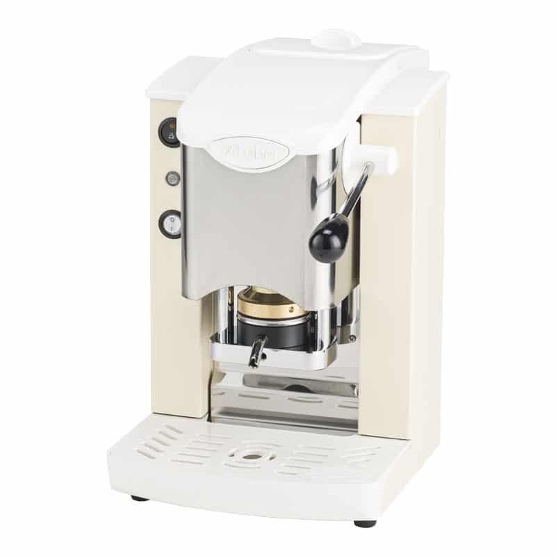 Faber Slot Inox ESE Pad espresso coffee machine Ivory white silver