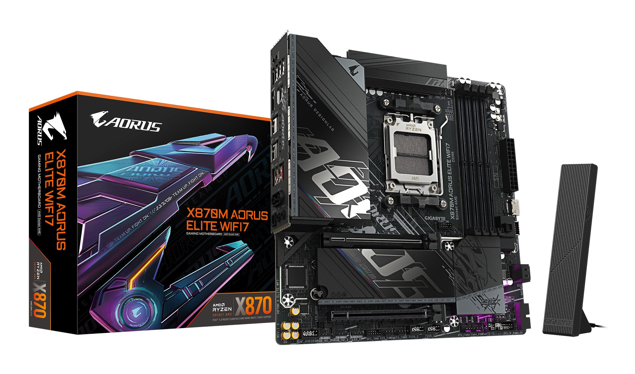 Gigabyte X870M AORUS ELITE WIFI7 (X870,AM5,ATX,DDR