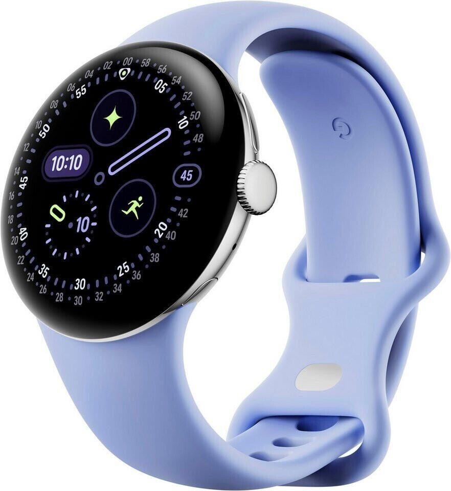 Google Pixel Watch 4 AMOLED 41 mm Digital Touchscreen Silver Wi-Fi