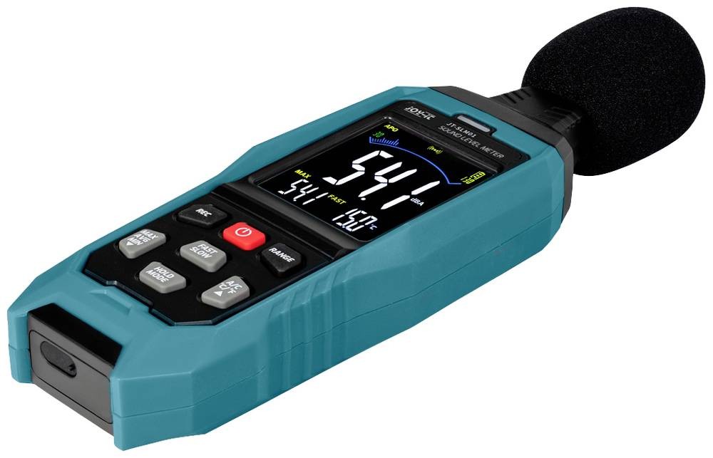 Joy-it Schallpegel-Messgerät Farbdisplay, Datenlogger JT-SLM01 30 -