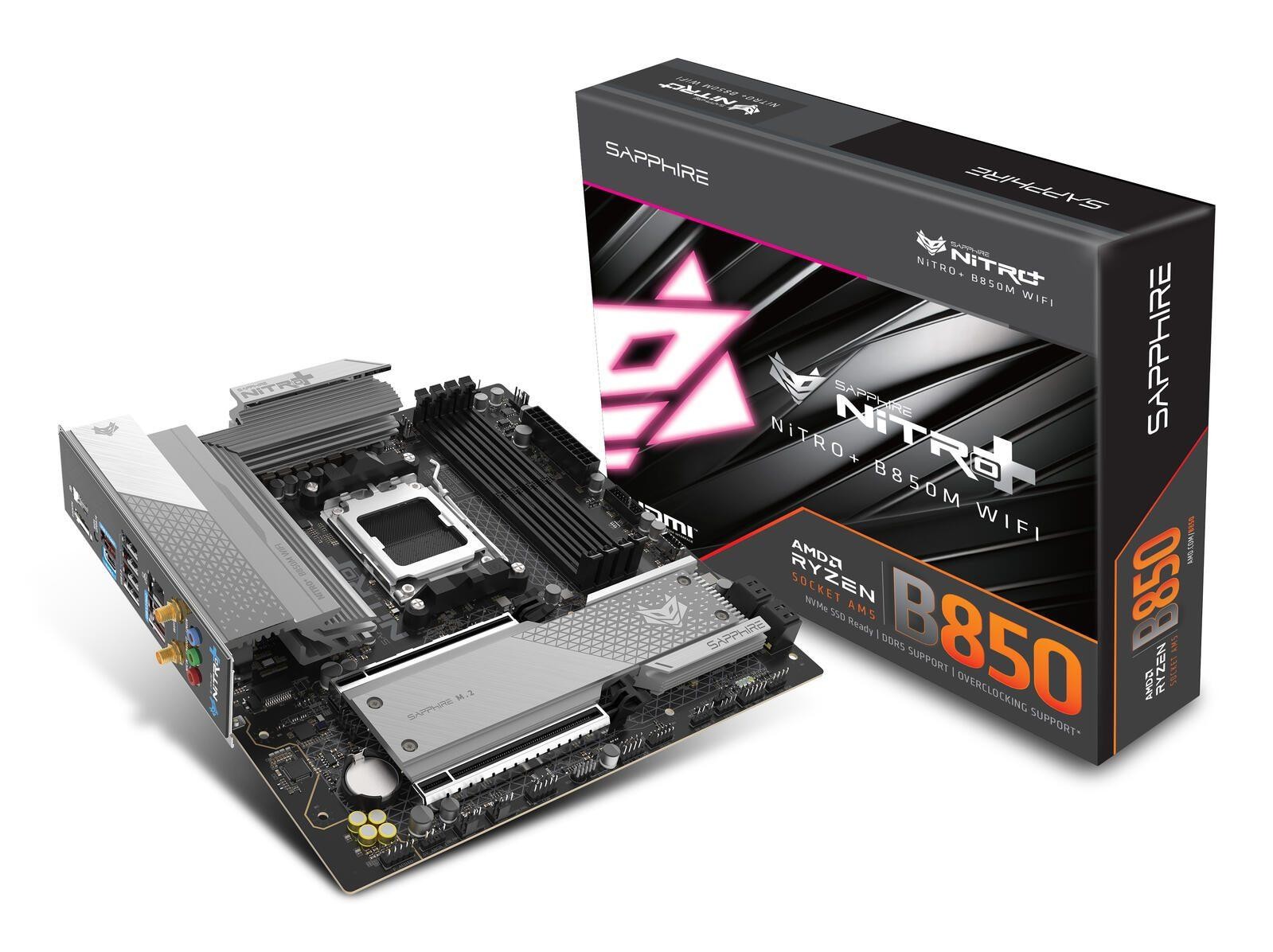 Sapphire NITRO+ B850M WIFI AMD B850 Socket AM5 micro ATX - Sapphire