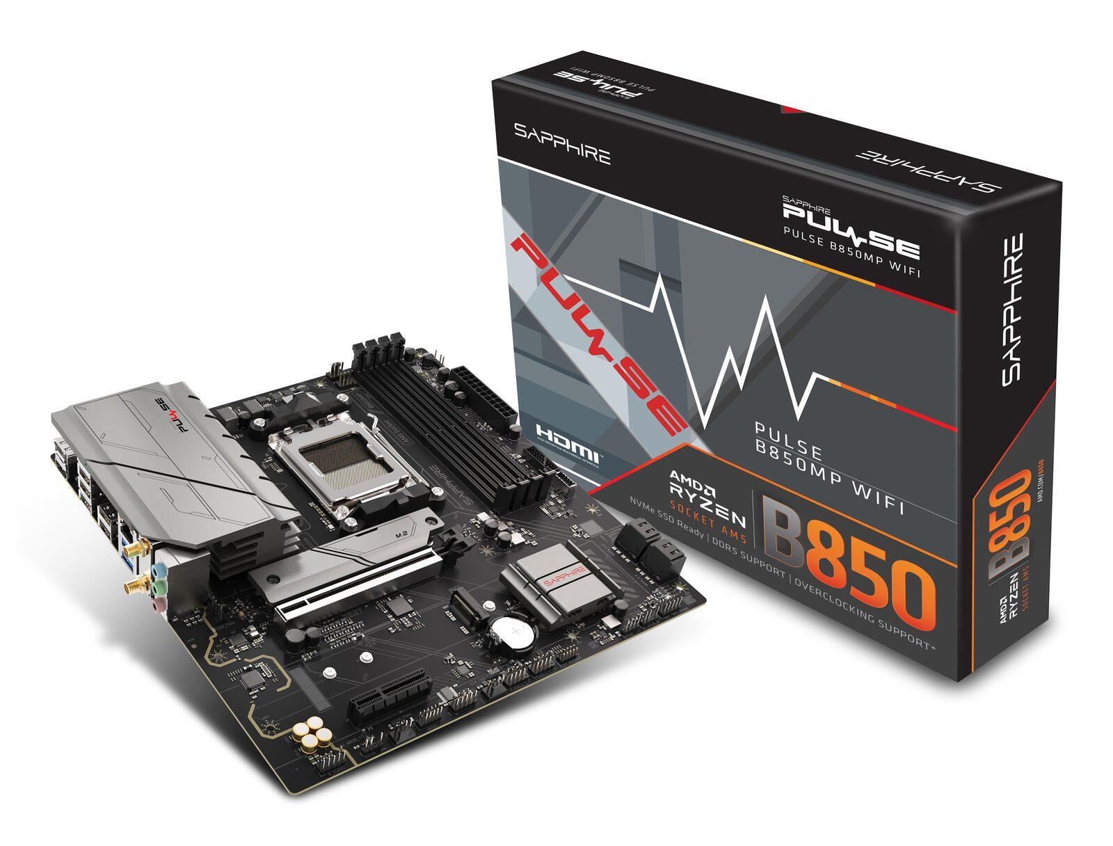 Sapphire PULSE B850M WIFI AMD B850 Socket AM5 micro ATX - Sapphire