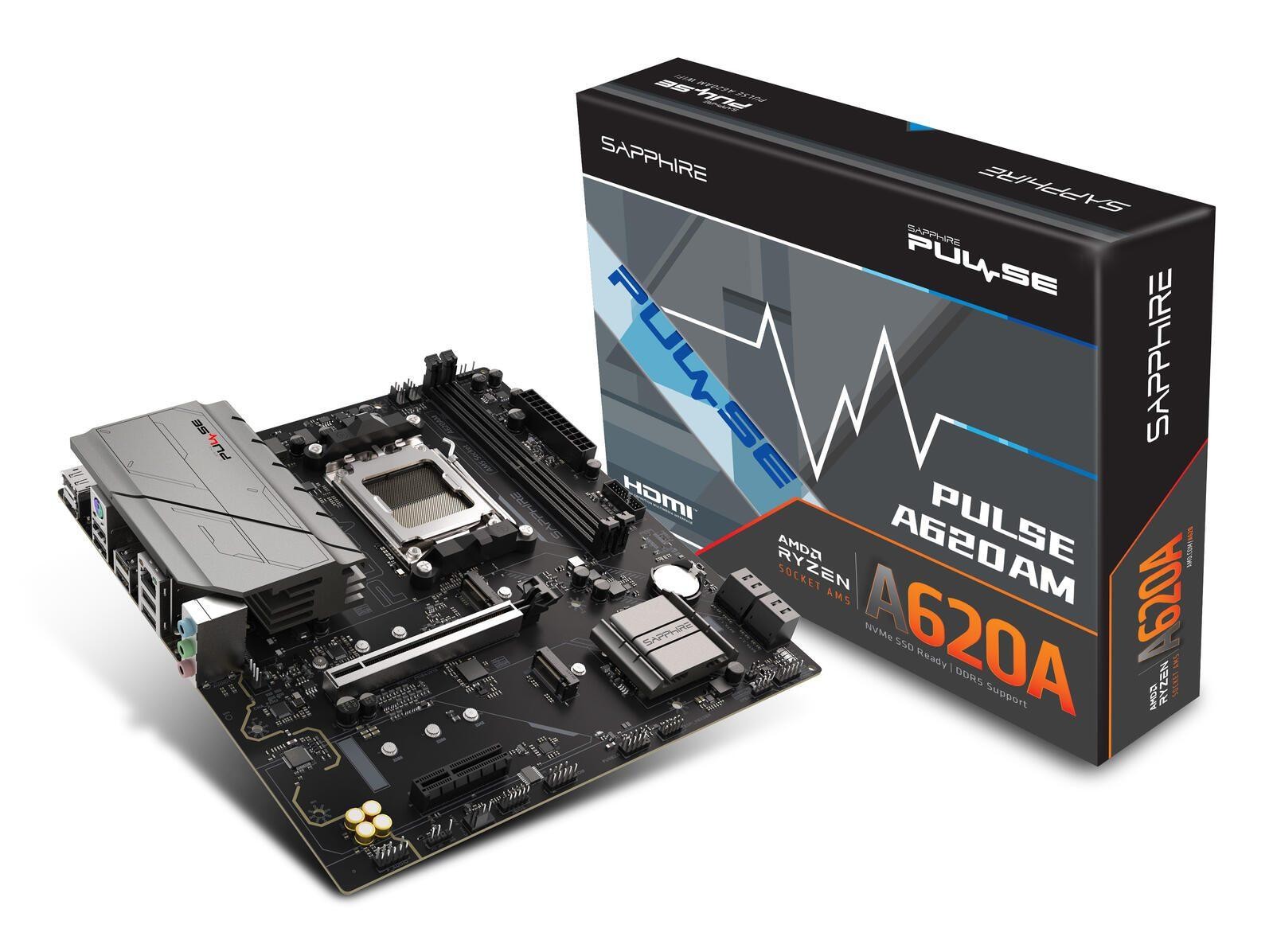 Sapphire PULSE A620AM AMD A620A Socket AM5 micro ATX - Sapphire PULSE