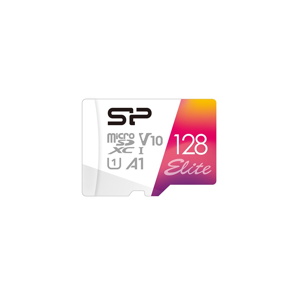 Silicon Power Elite 128 Go MicroSDXC UHS-I Classe 10 - Silicon Power