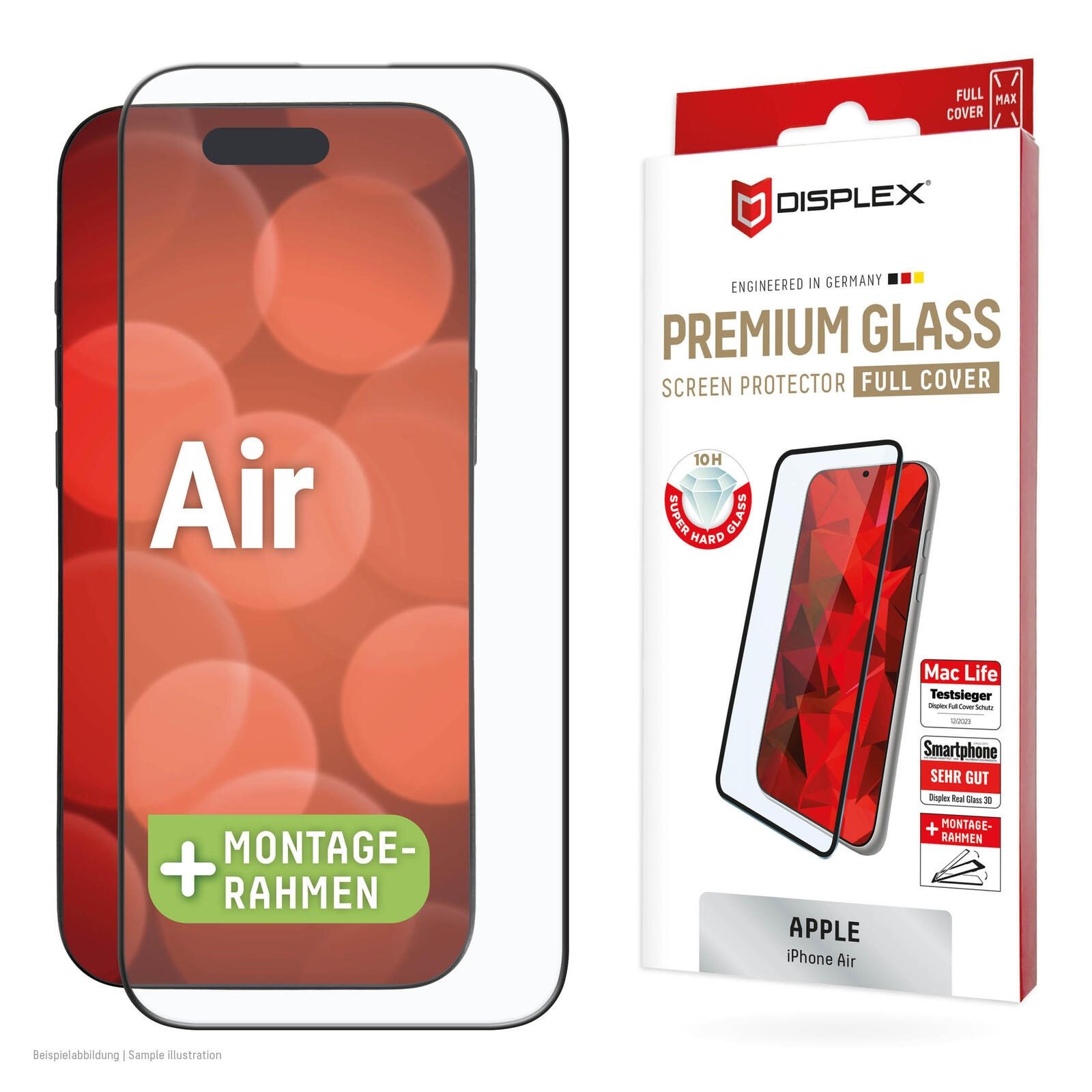 Displex Premium Screen Protector (Full Cover, 10H) for Apple iPhone