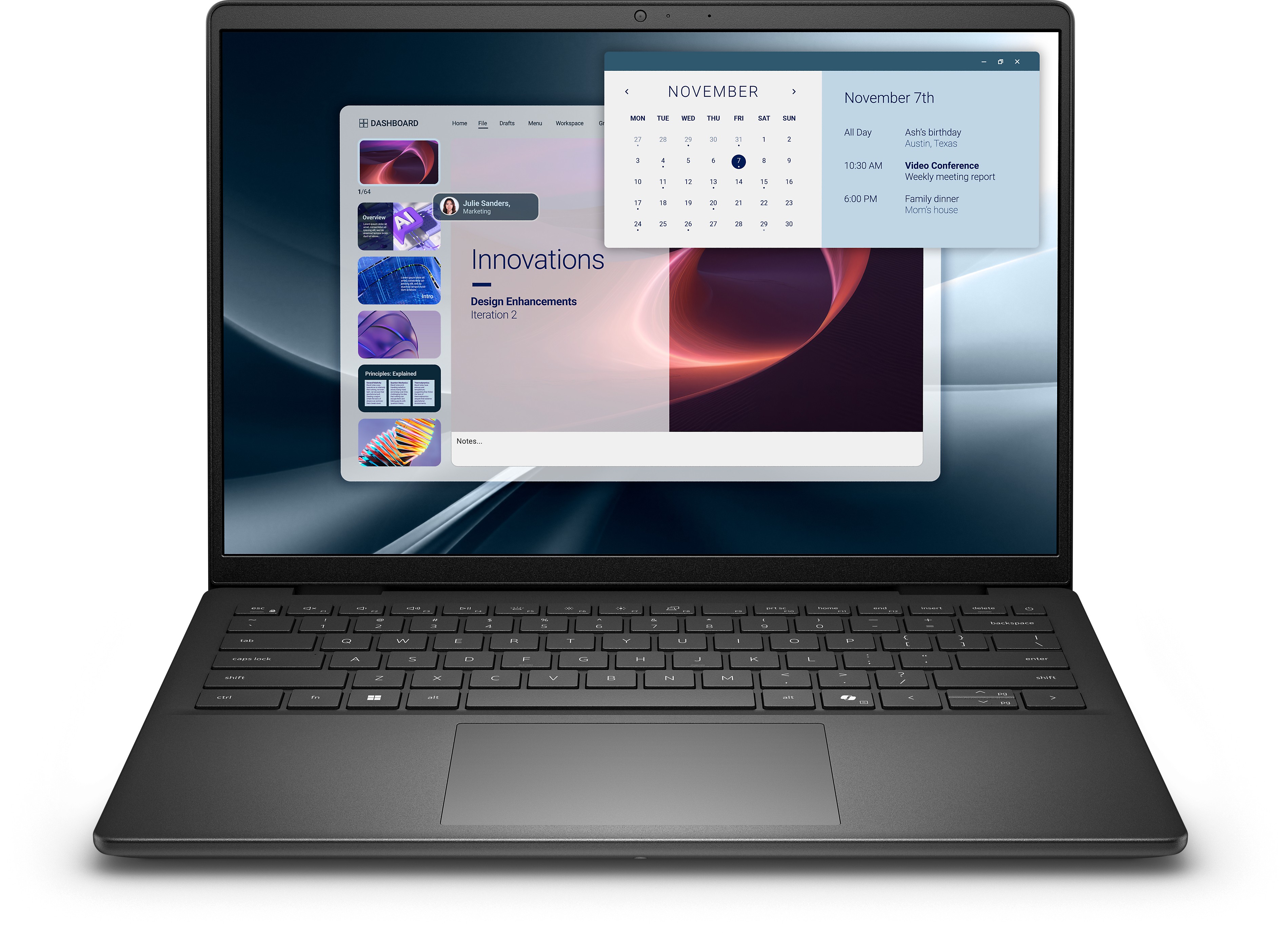 Dell Notebook Pro 14 Essential 35.6cm (14 Zoll) WUXGA AMD Ryzen 7 Pro