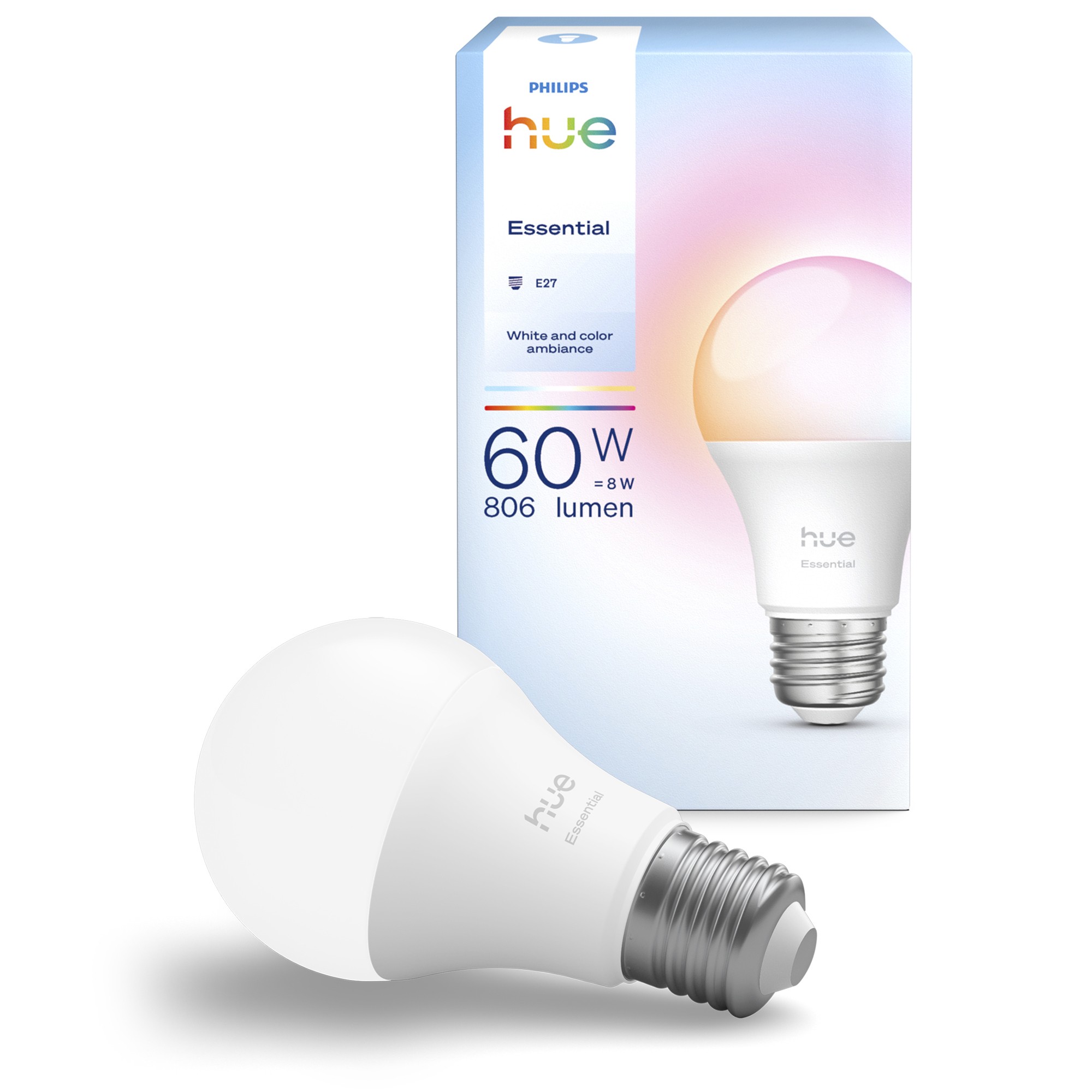 Philips Hue White and Color ambiance Essential A60 - lampadina smart