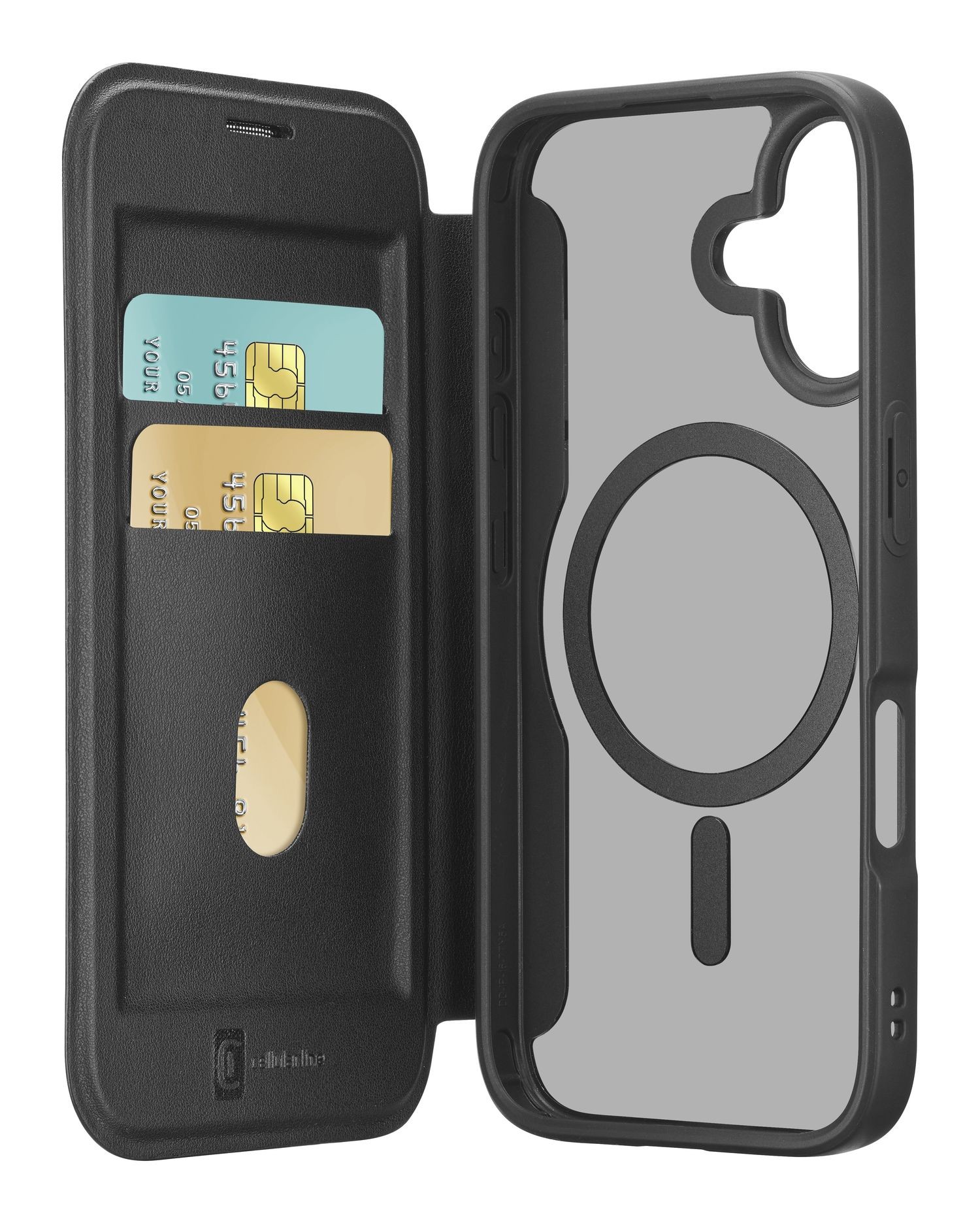 Cellularline Book Case Daily MAG iPhone 17 Black - Passend für