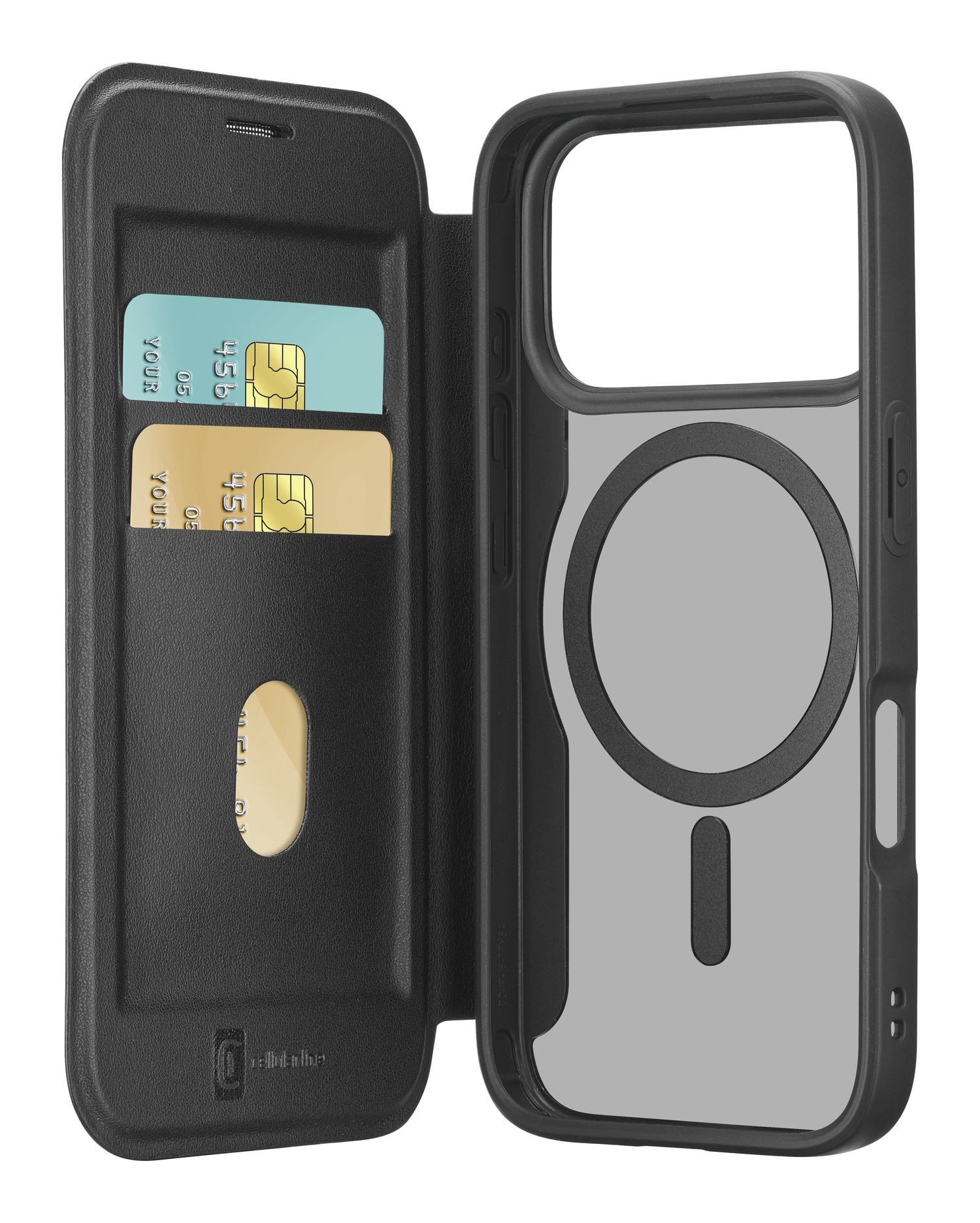 Cellularline Book Case Daily MAG iPhone 17 Pro Max Black - Passend fü