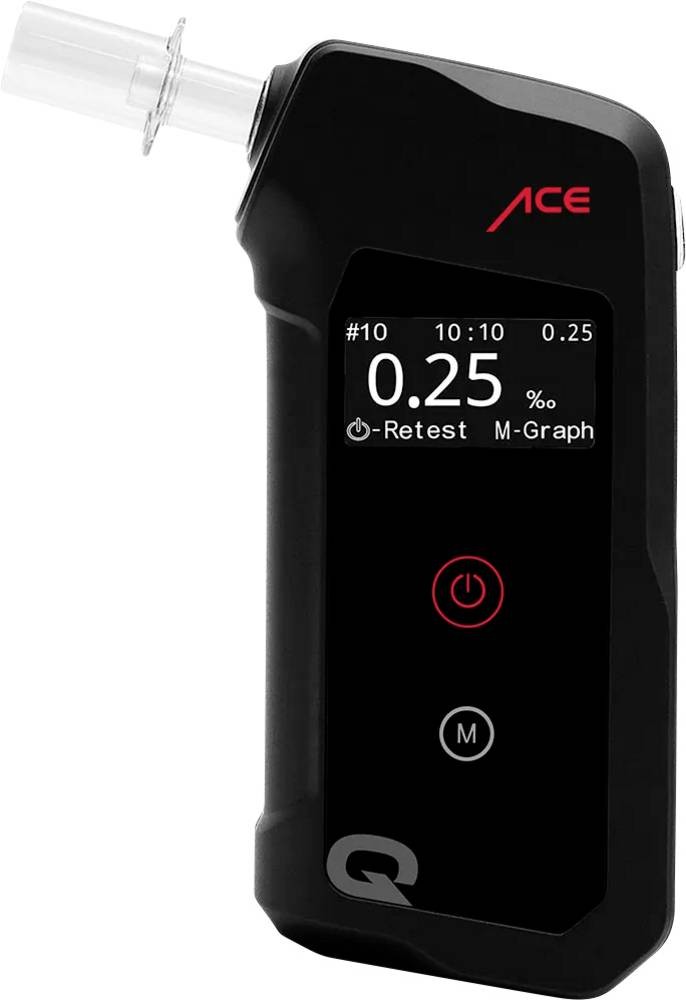 ACE Alkoholtester black 0.00 up to 5.00