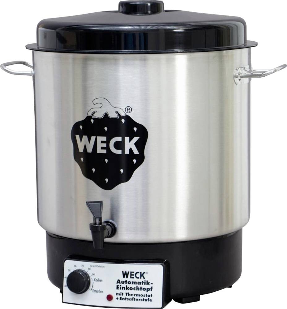 WECK Einkoch-/Heißgetränkeautomat Edelstahl, black